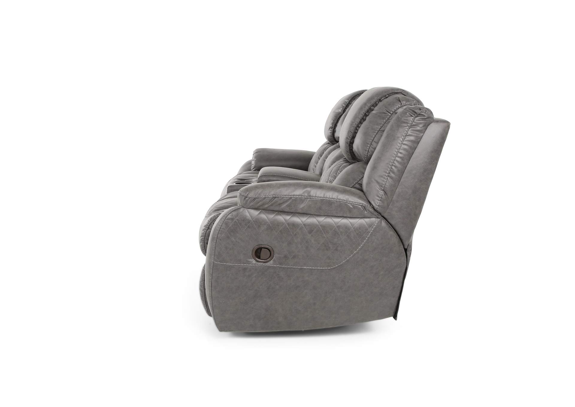 CASON STEEL RECLINING LOVESEAT WITH CONSOLE,HOMESTRETCH