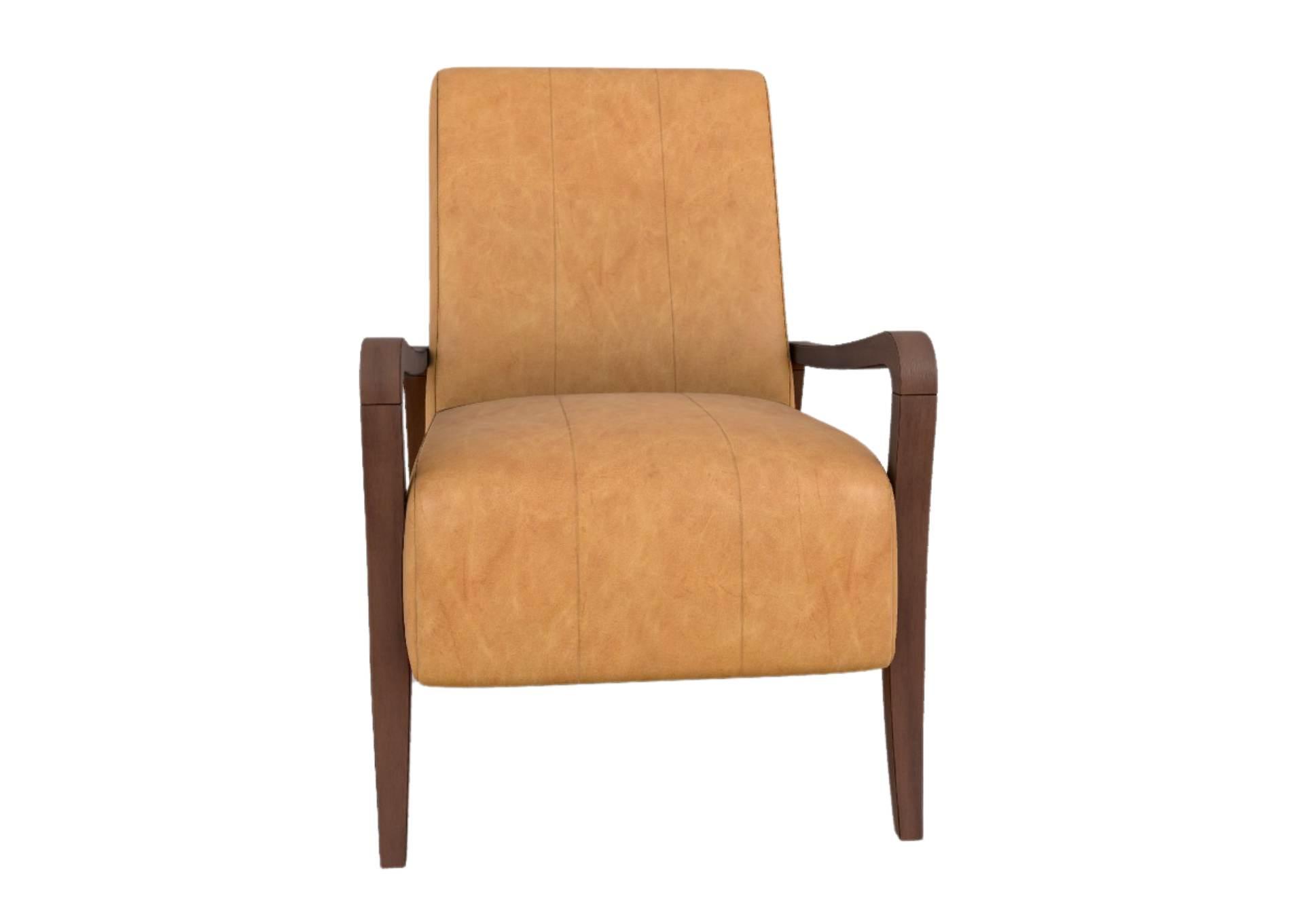 RYBE CARMELO LEATHER ACCENT CHAIR,BEST CHAIRS INC