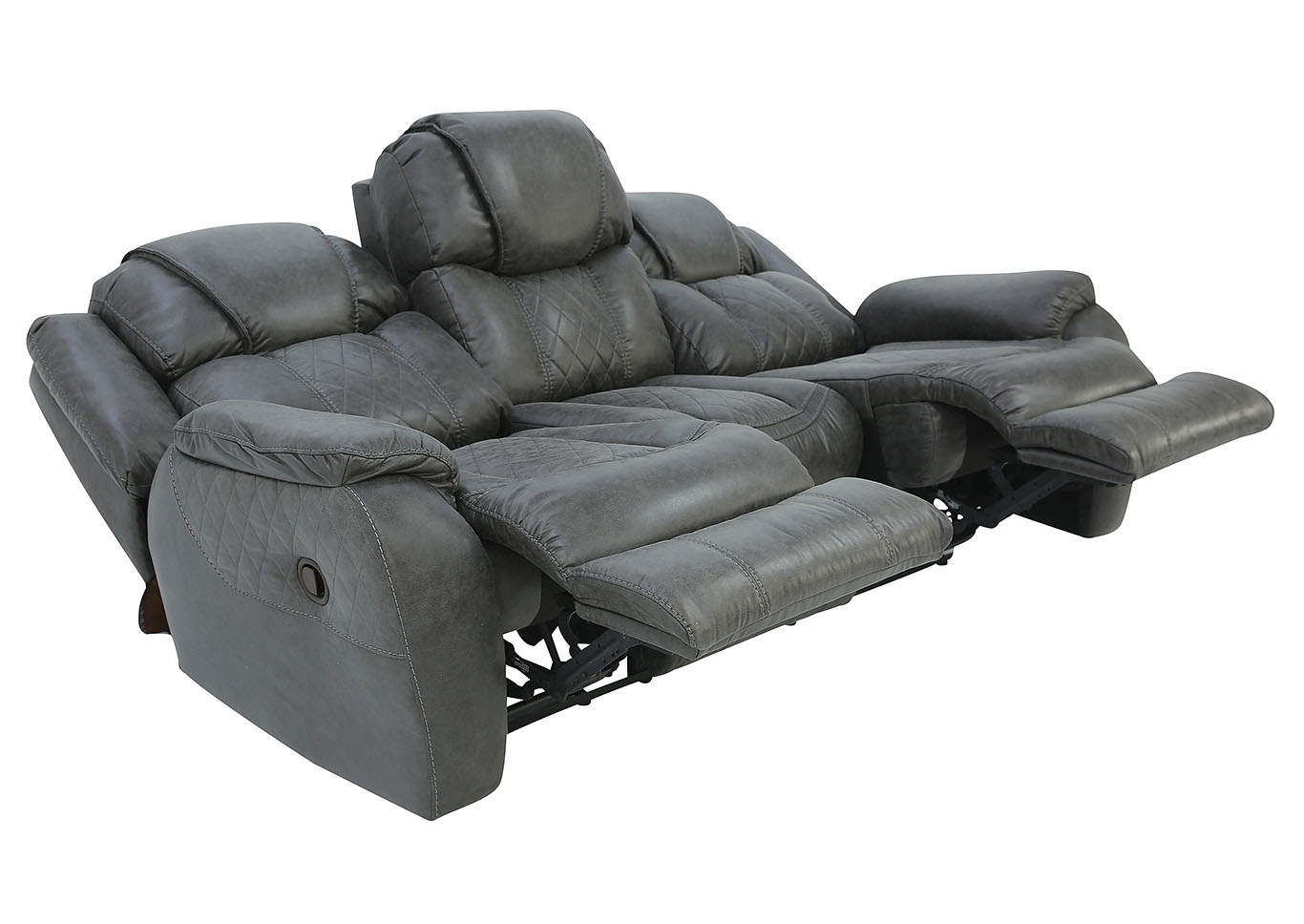 CASON STEEL RECLINING SOFA,HOMESTRETCH