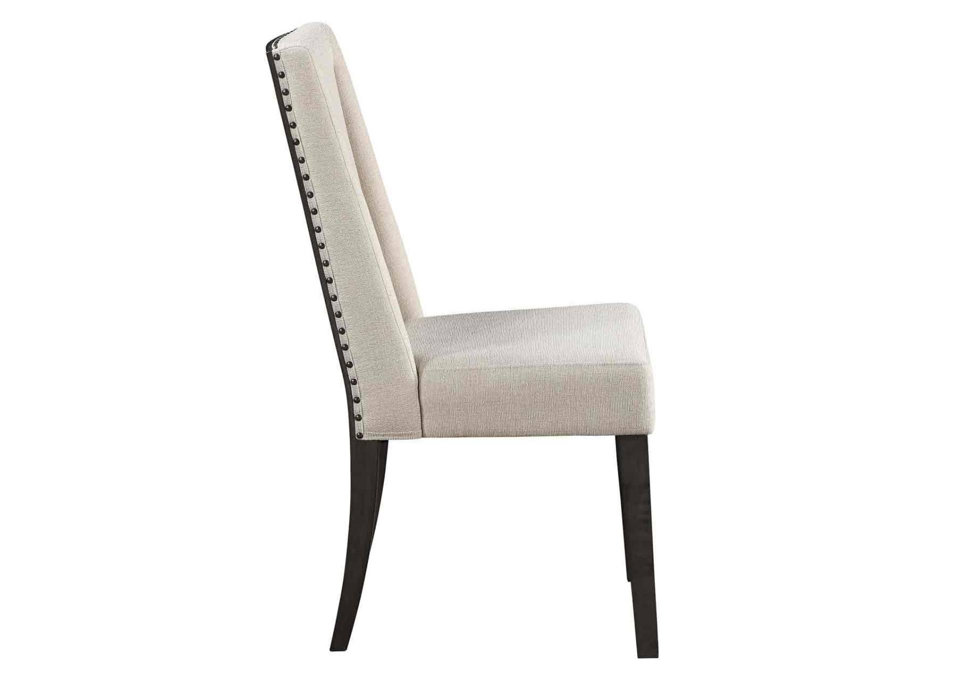 NAPA DARK UPHOLSTERED SIDE CHAIR,STEVE SILVER COMPANY