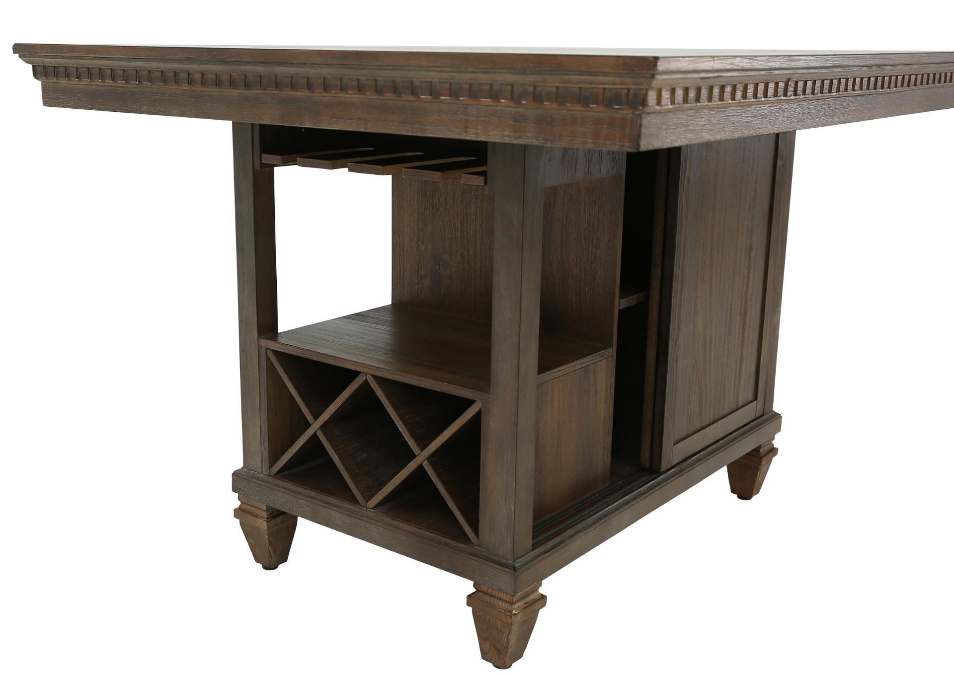 REGENT COUNTER HEIGHT TABLE,CROWN MARK INT.