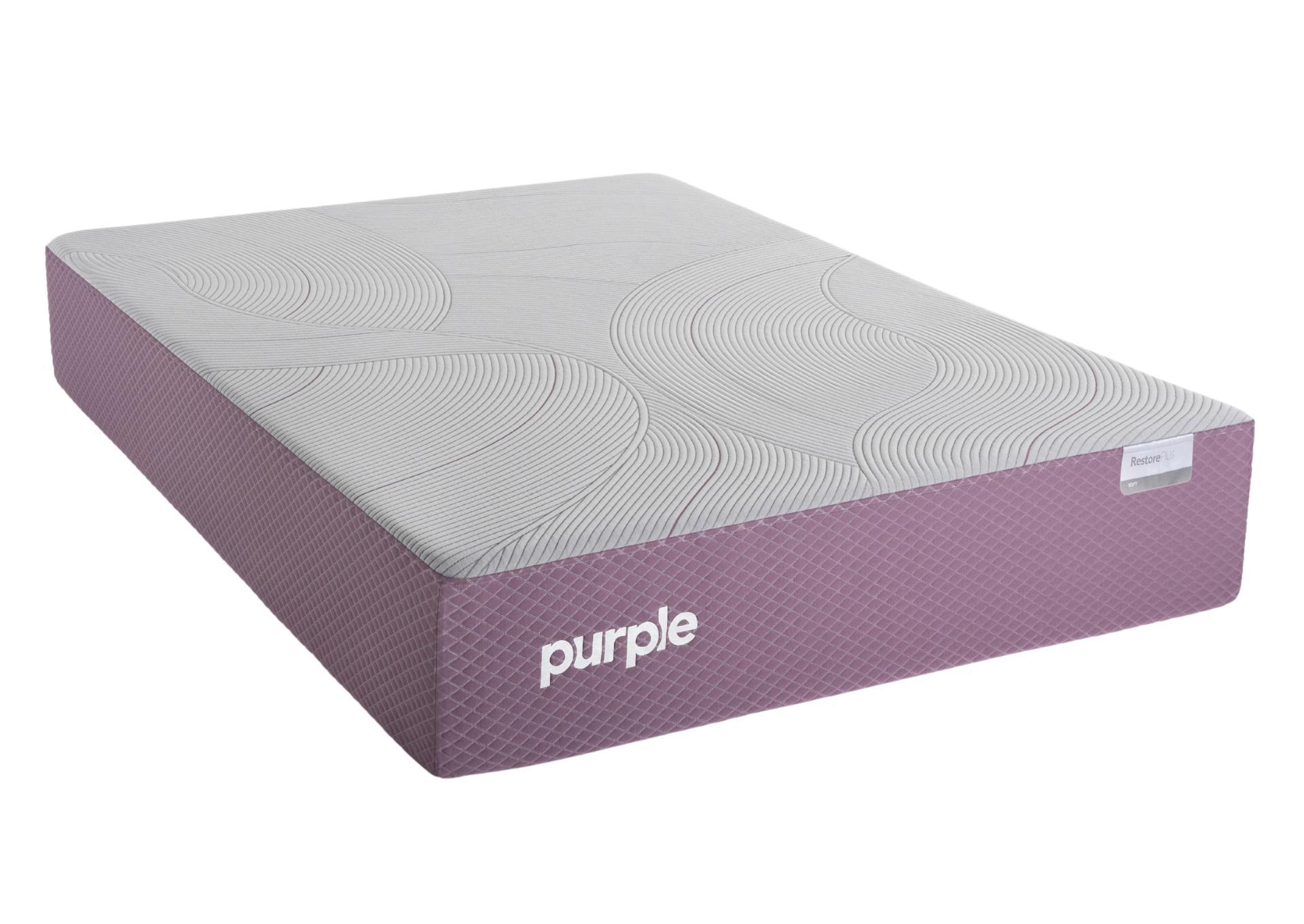 RESTORE PLUS SOFT QUEEN MATTRESS,PURPLE