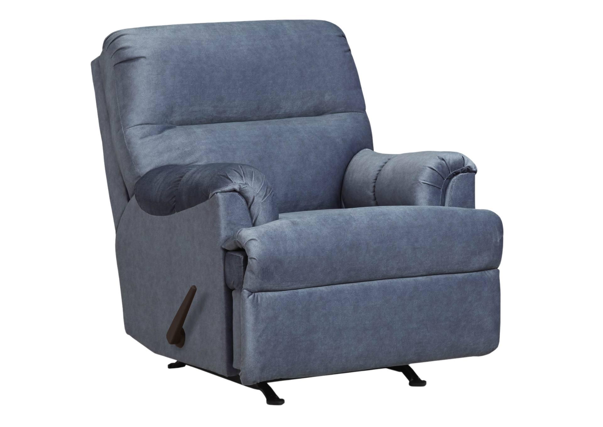 CHAT BLUE RECLINER,AFFORDABLE FURNITURE