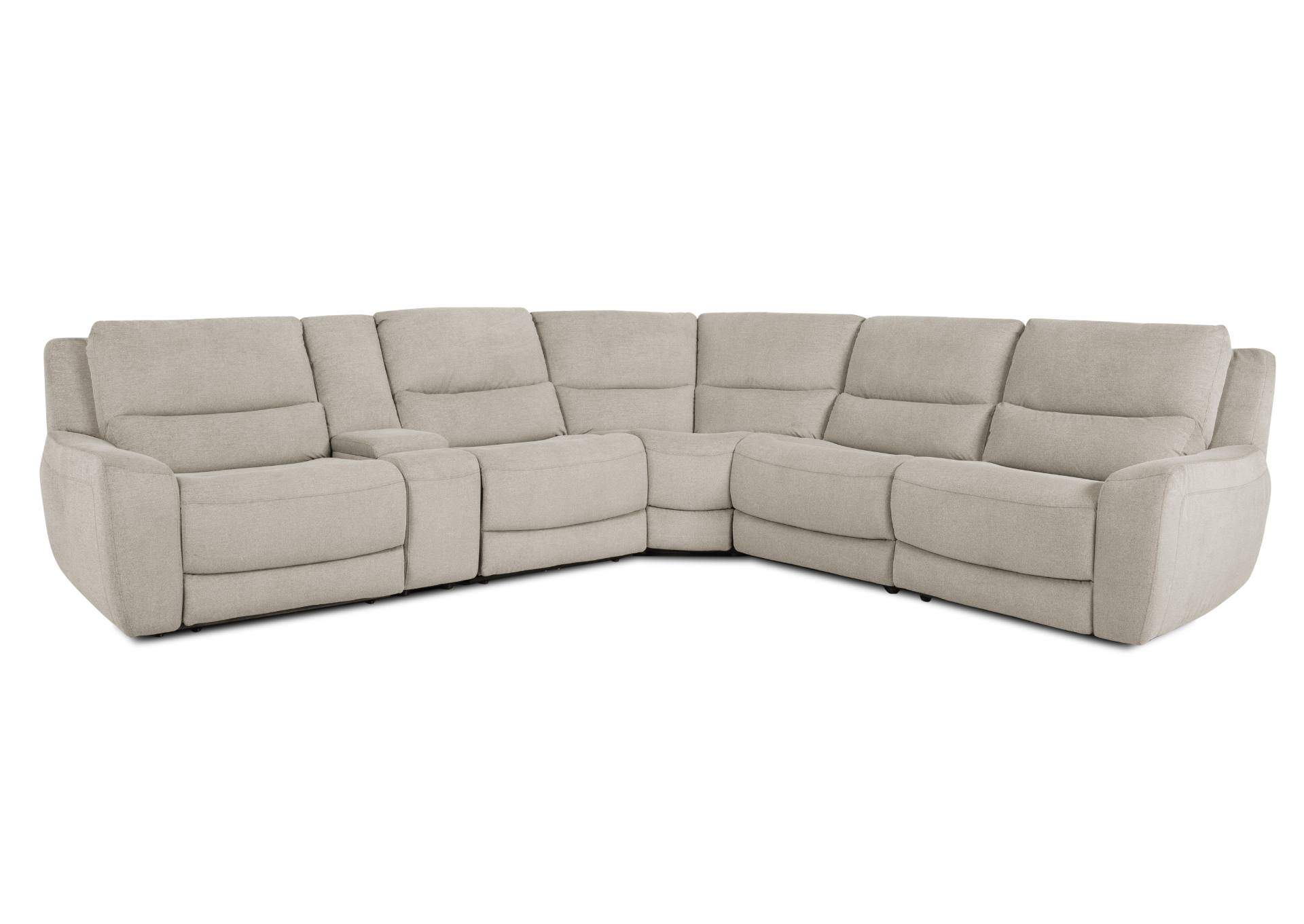 HENLEY MARBLE 6 PIECE POWER RECLINING SECTIONAL,CHEERS