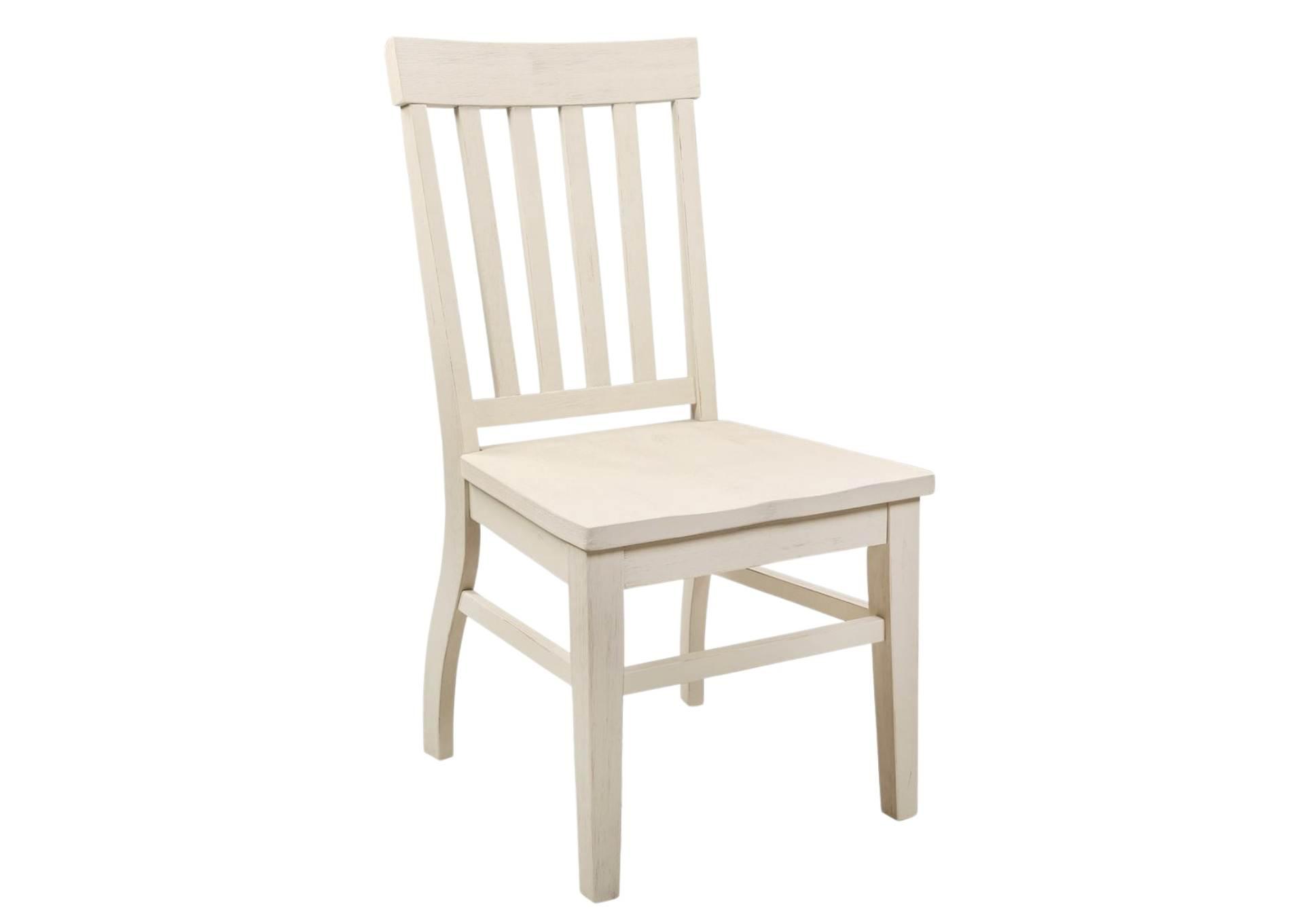 CAYLA ANTIQUE WHITE SIDE CHAIR,STEVE SILVER COMPANY