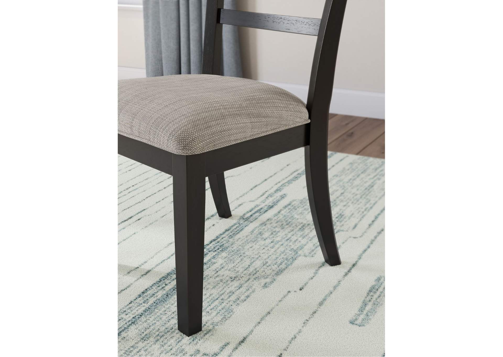 CHADWORTH BLACK SIDE CHAIR,ASHLEY FURNITURE INC.