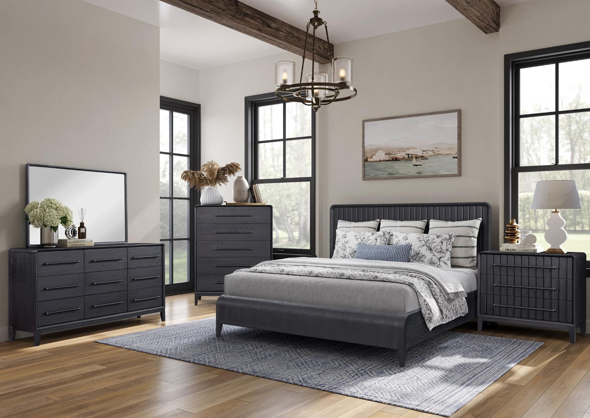 ELURE KING WATERFALL BED,BERNARDS, INC.