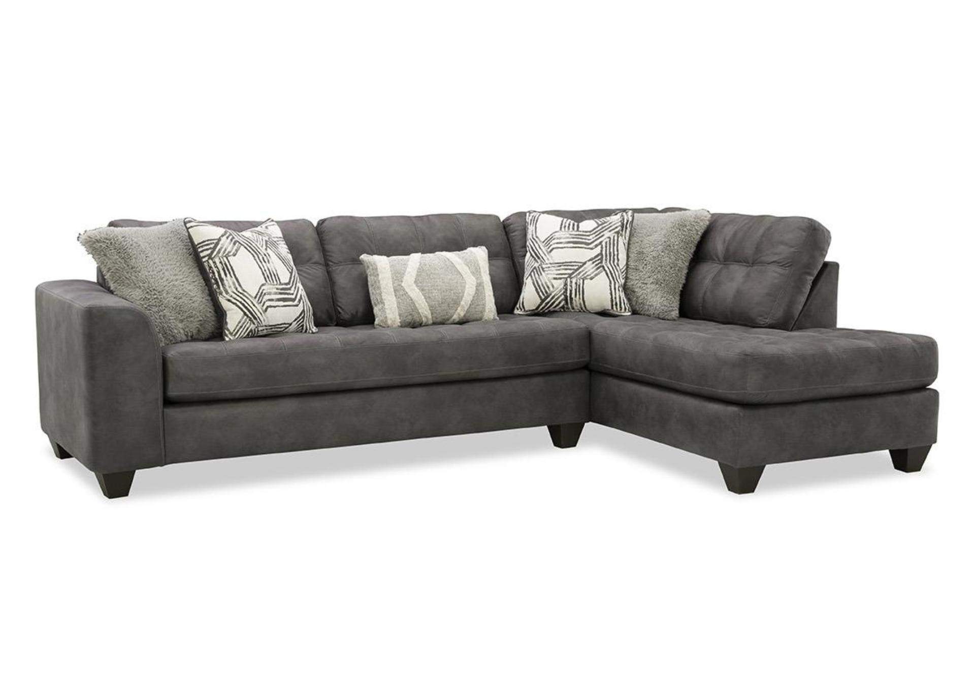 CROW PEWTER 2 PIECE SECTIONAL,ALBANY INDUSTRIES, INC.