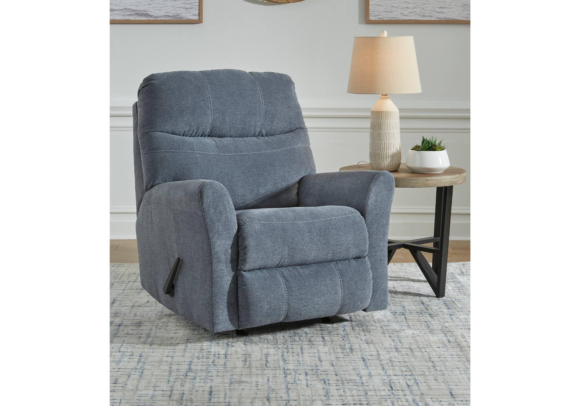 MARRELTON DENIM RECLINER,ASHLEY FURNITURE INC.