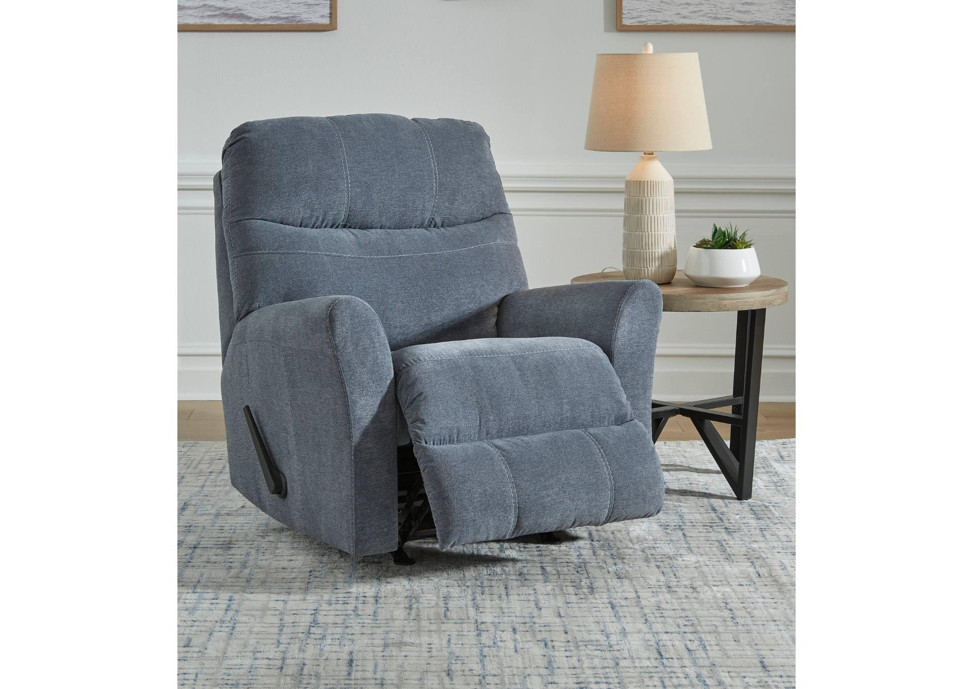 MARRELTON DENIM RECLINER,ASHLEY FURNITURE INC.