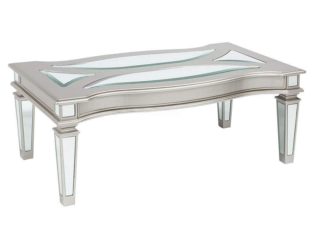 TESSANI SILVER COCKTAIL TABLE