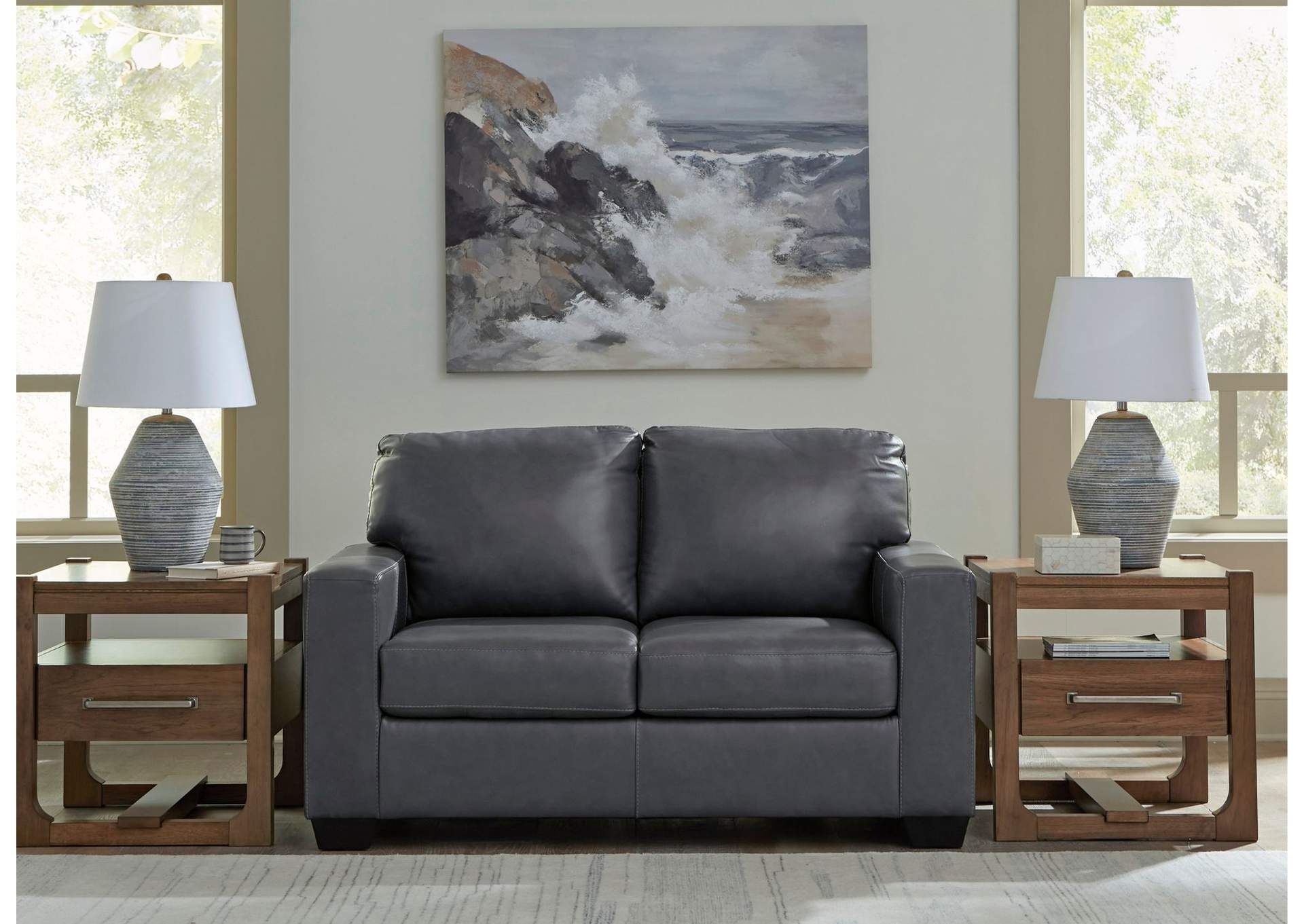 BOLSENA ADMIRAL LEATHER LOVESEAT,ASHLEY FURNITURE INC.
