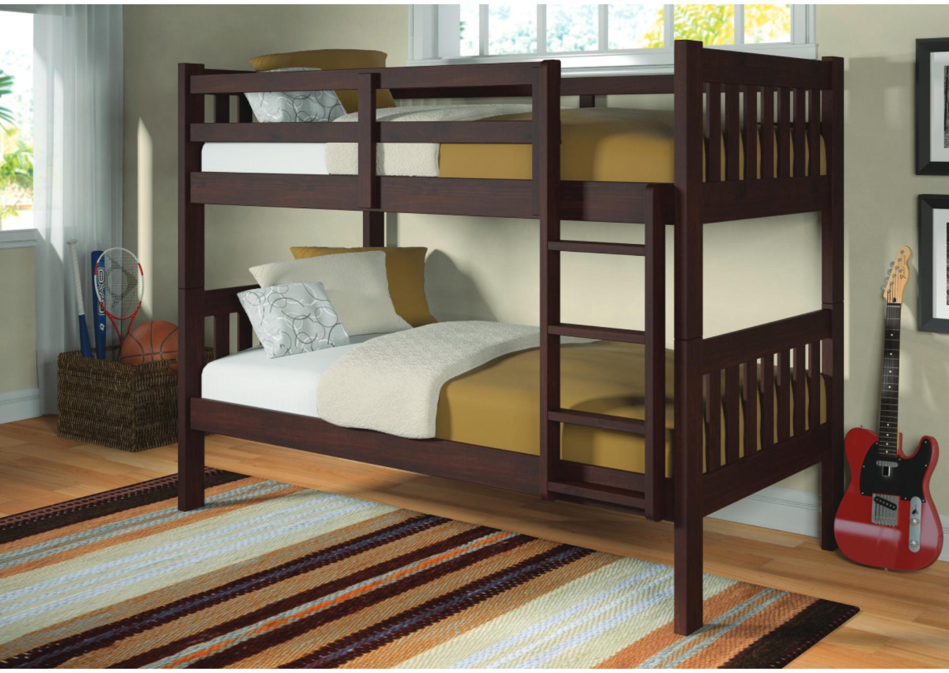 EXPEDITION CAPPUCINO TWIN/TWIN BUNKBED,DONC