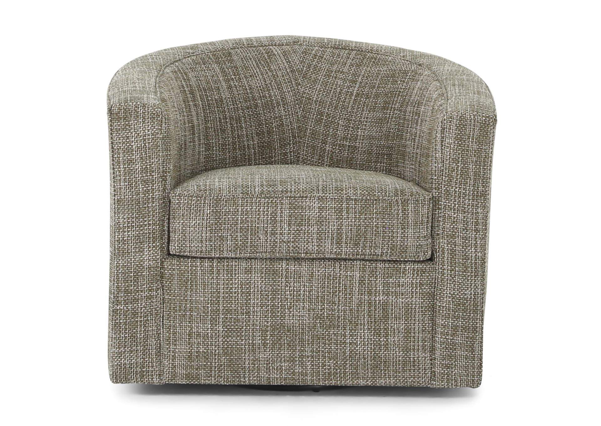 EREN CLOVER SWIVEL ACCENT CHAIR,CORINTHIAN FURNITURE