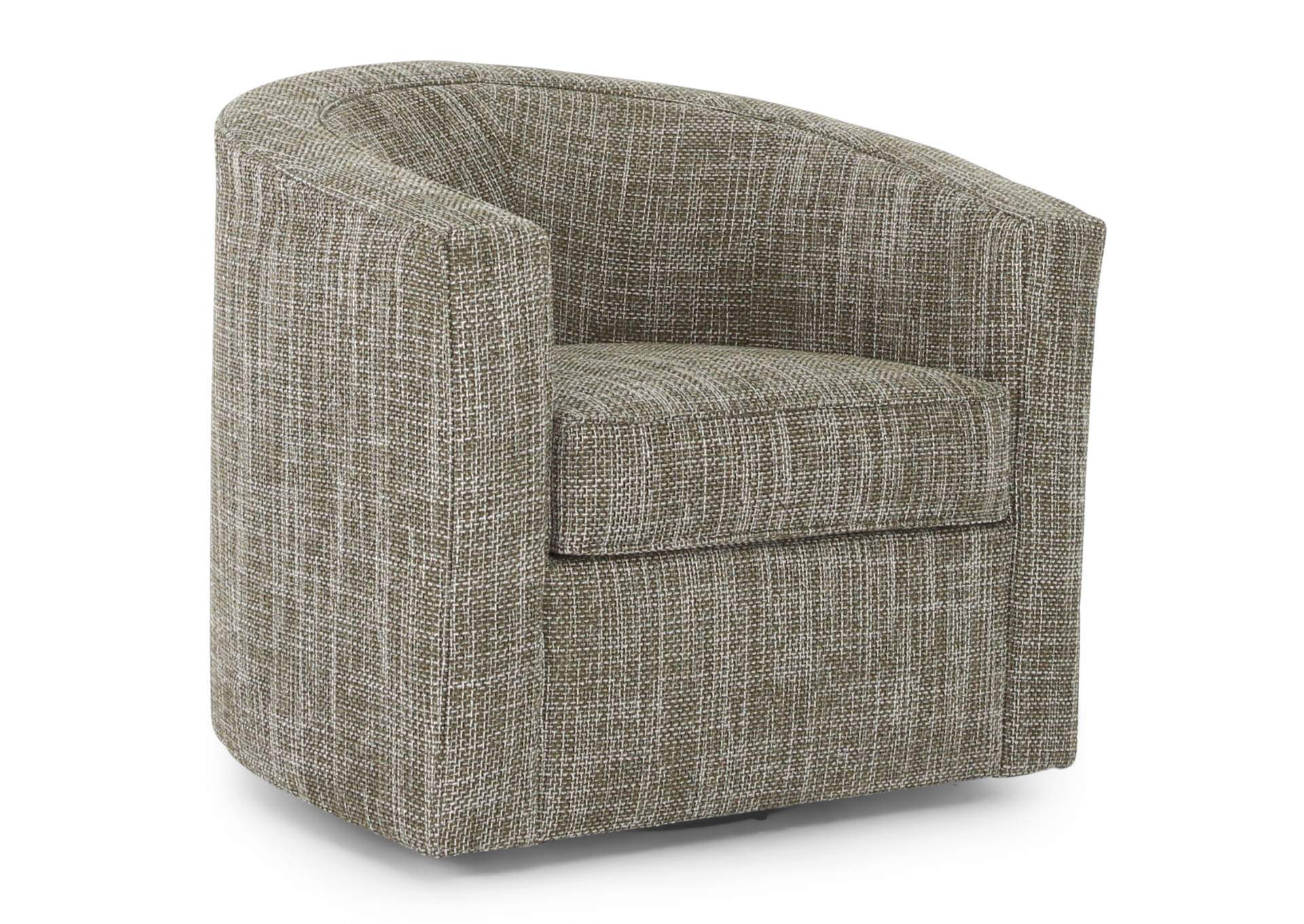 EREN CLOVER SWIVEL ACCENT CHAIR,CORINTHIAN FURNITURE