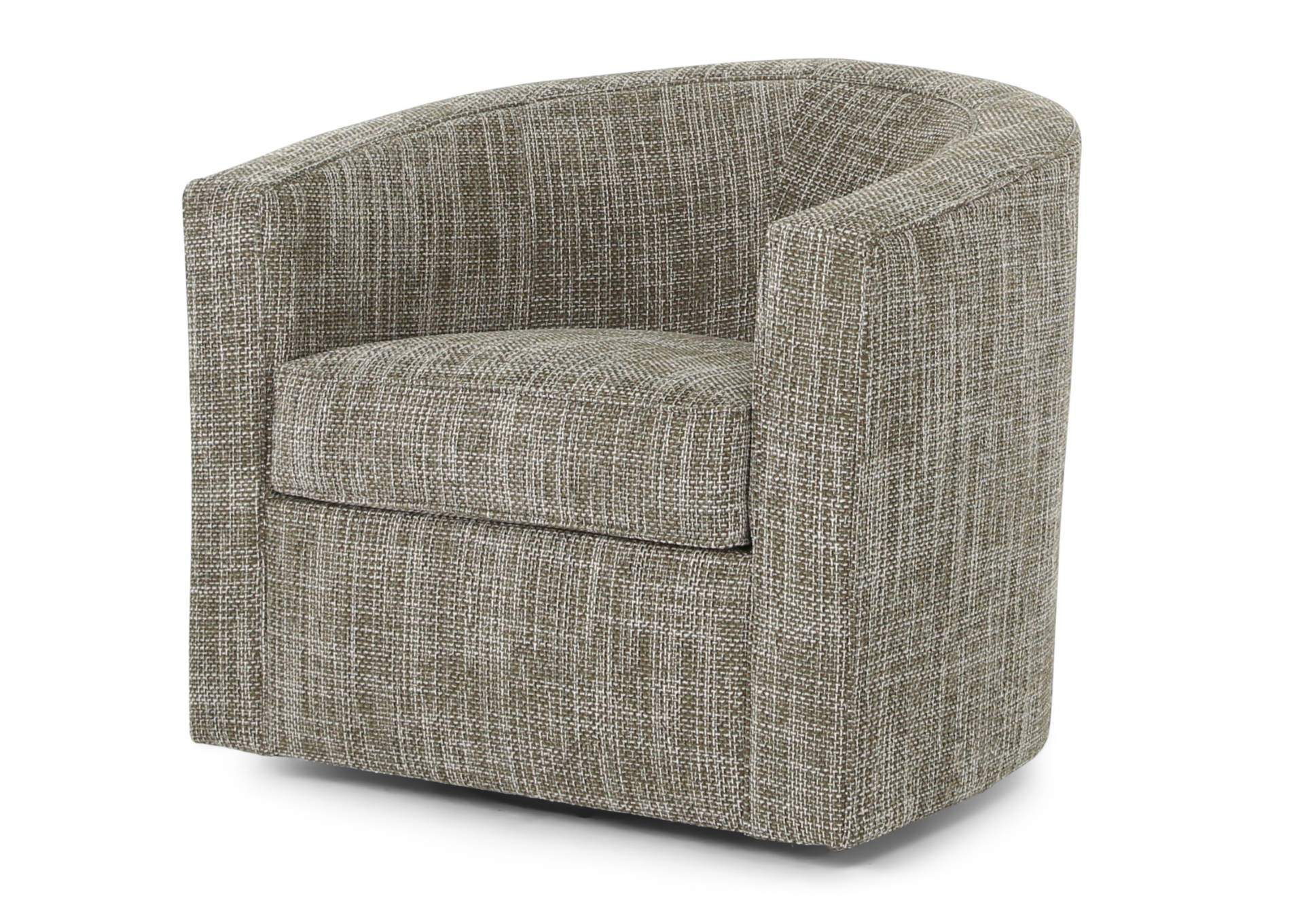 EREN CLOVER SWIVEL ACCENT CHAIR,CORINTHIAN FURNITURE