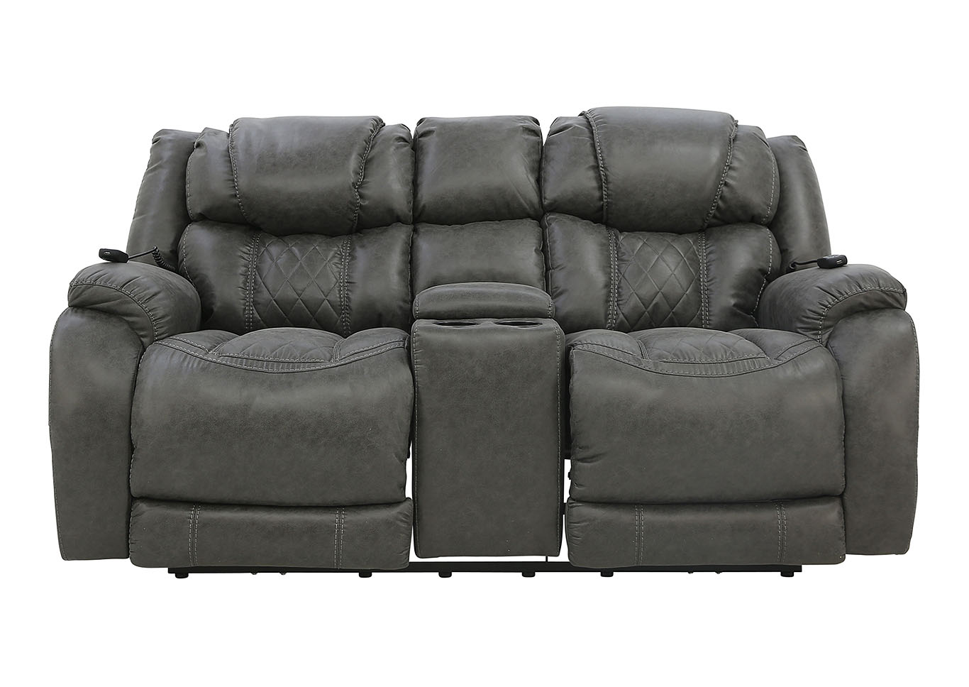 CASON STEEL 3P POWER LOVESEAT WITH CONSOLE,HOMESTRETCH