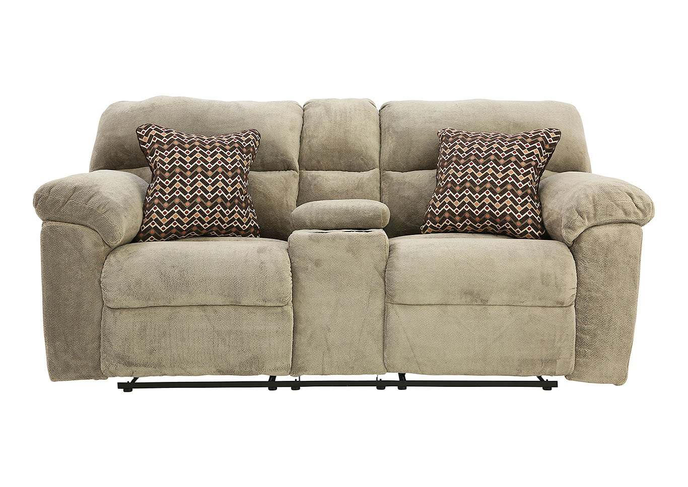 CHEVRON SEAL MOTION LOVESEAT,AFFORDABLE FURNITURE