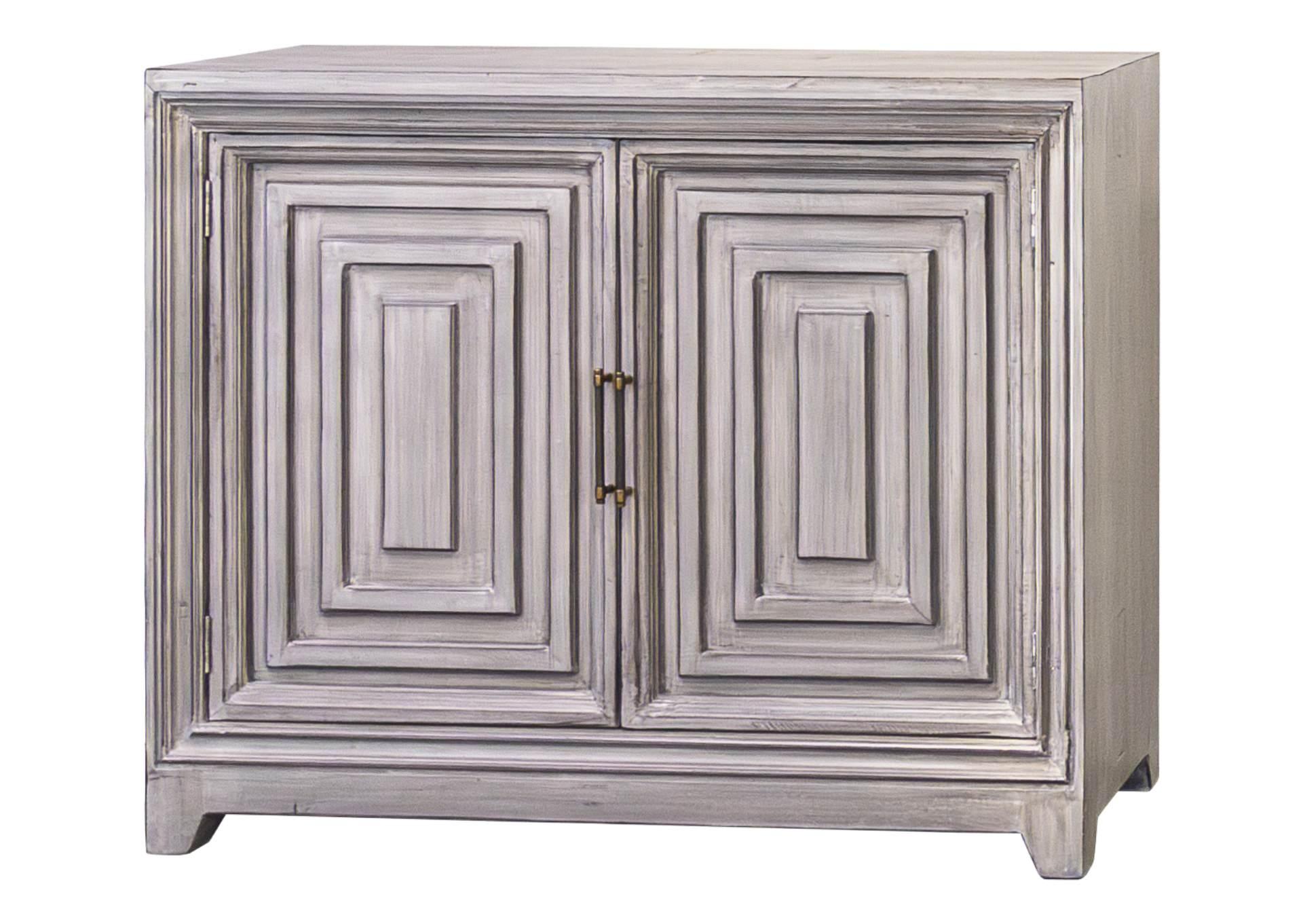 GRACE CASTELLO GRAY 2 DOOR CONSOLE,ARDENT HOME