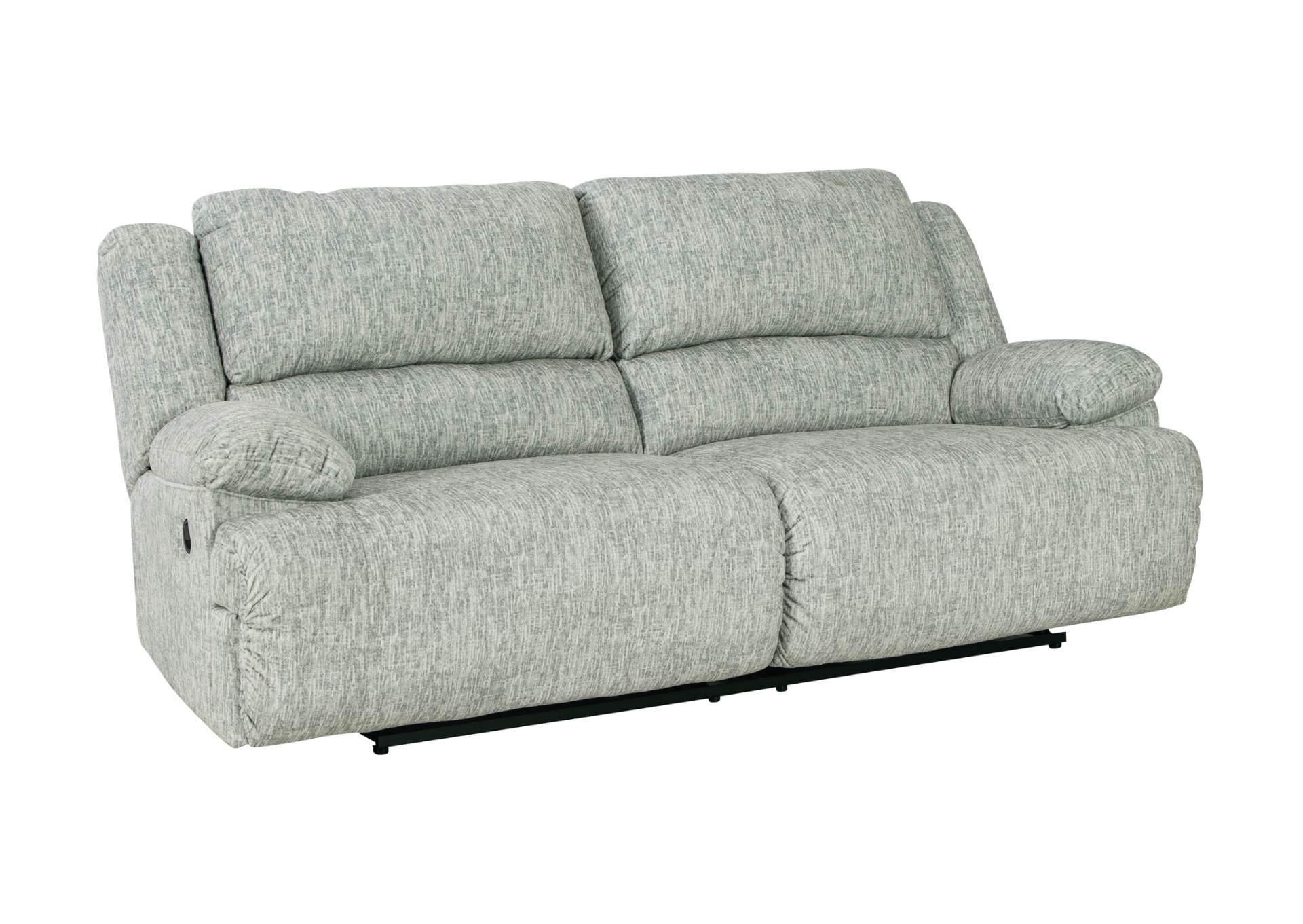 MCCLELLAND GRAY RECLINING SOFA