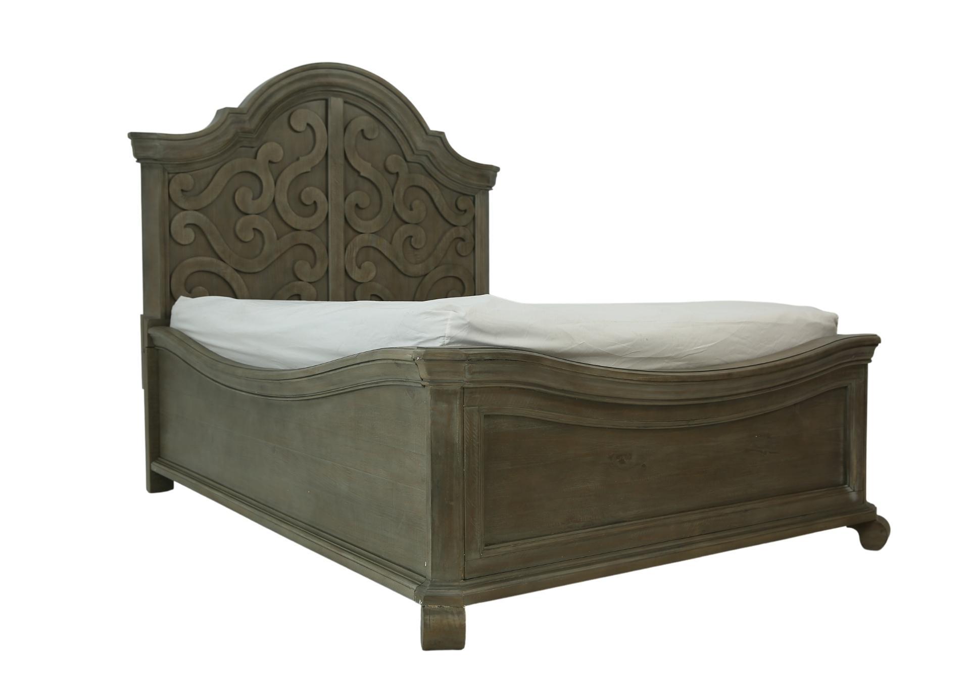 TINLEY PARK KING SHAPED PANEL BED,MAGS