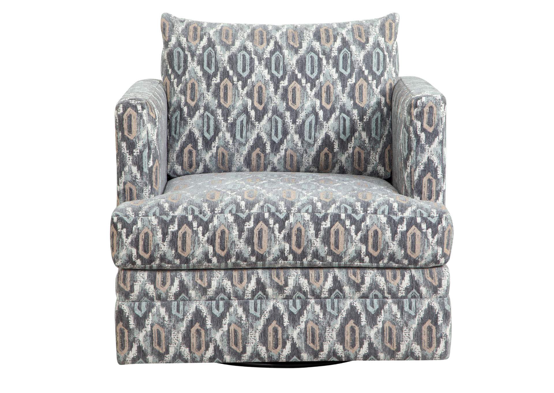WILLET STONE SWIVEL CHAIR,BEHOLD HOME INC