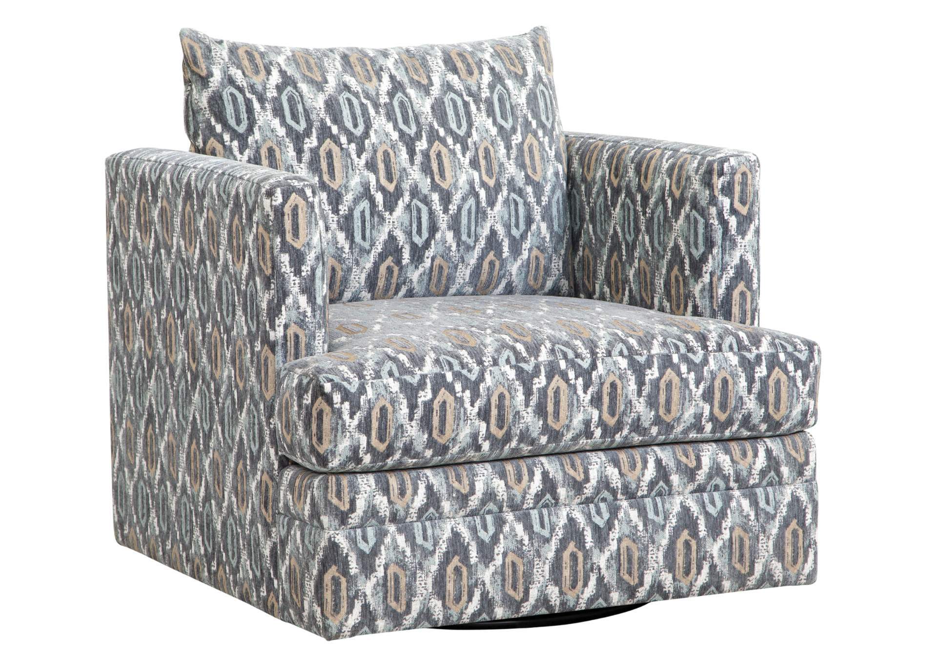 WILLET STONE SWIVEL CHAIR,BEHOLD HOME INC