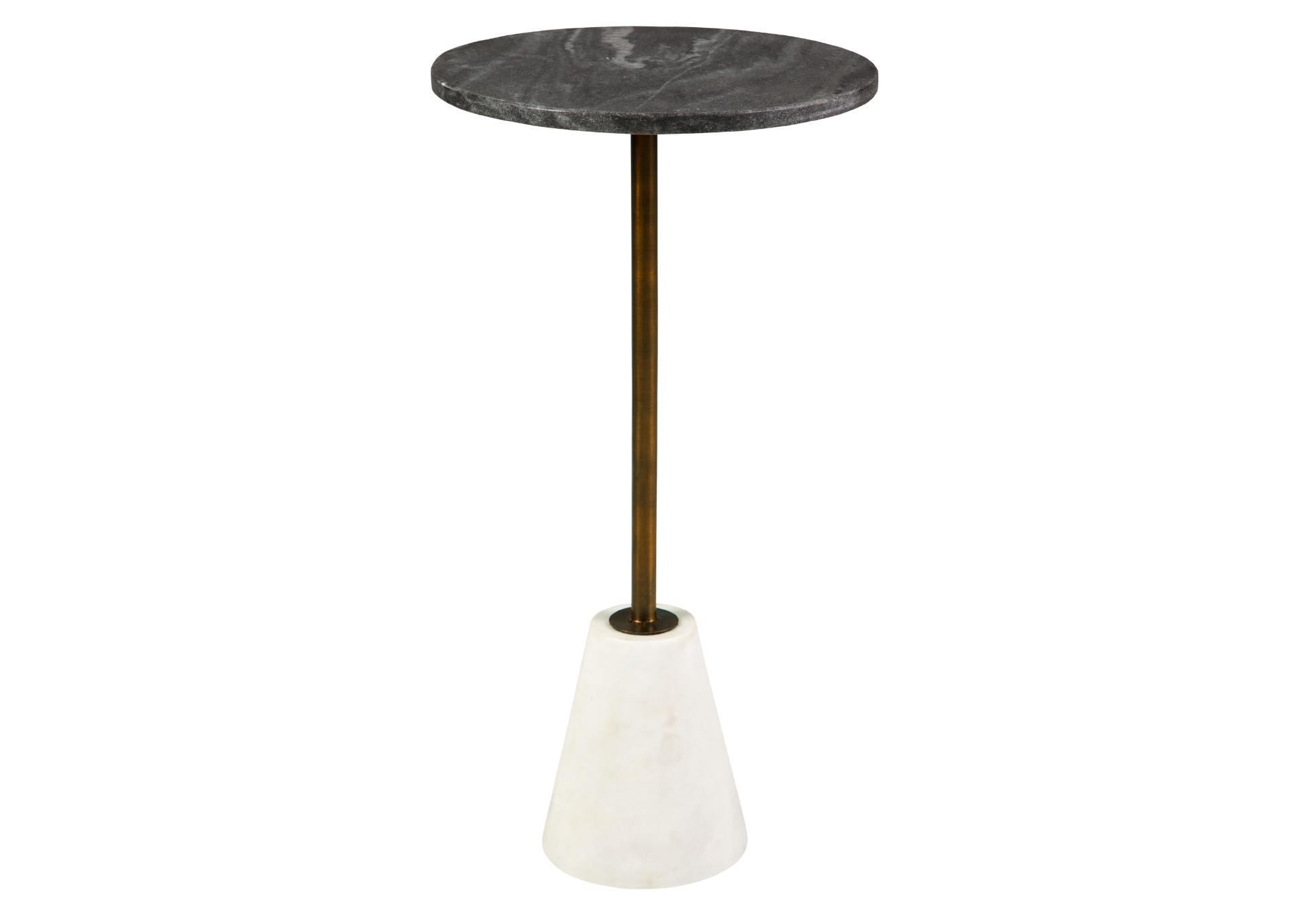 CARAMONT BLACK MARBLE TOP ACCENT TABLE,ASHLEY FURNITURE INC.