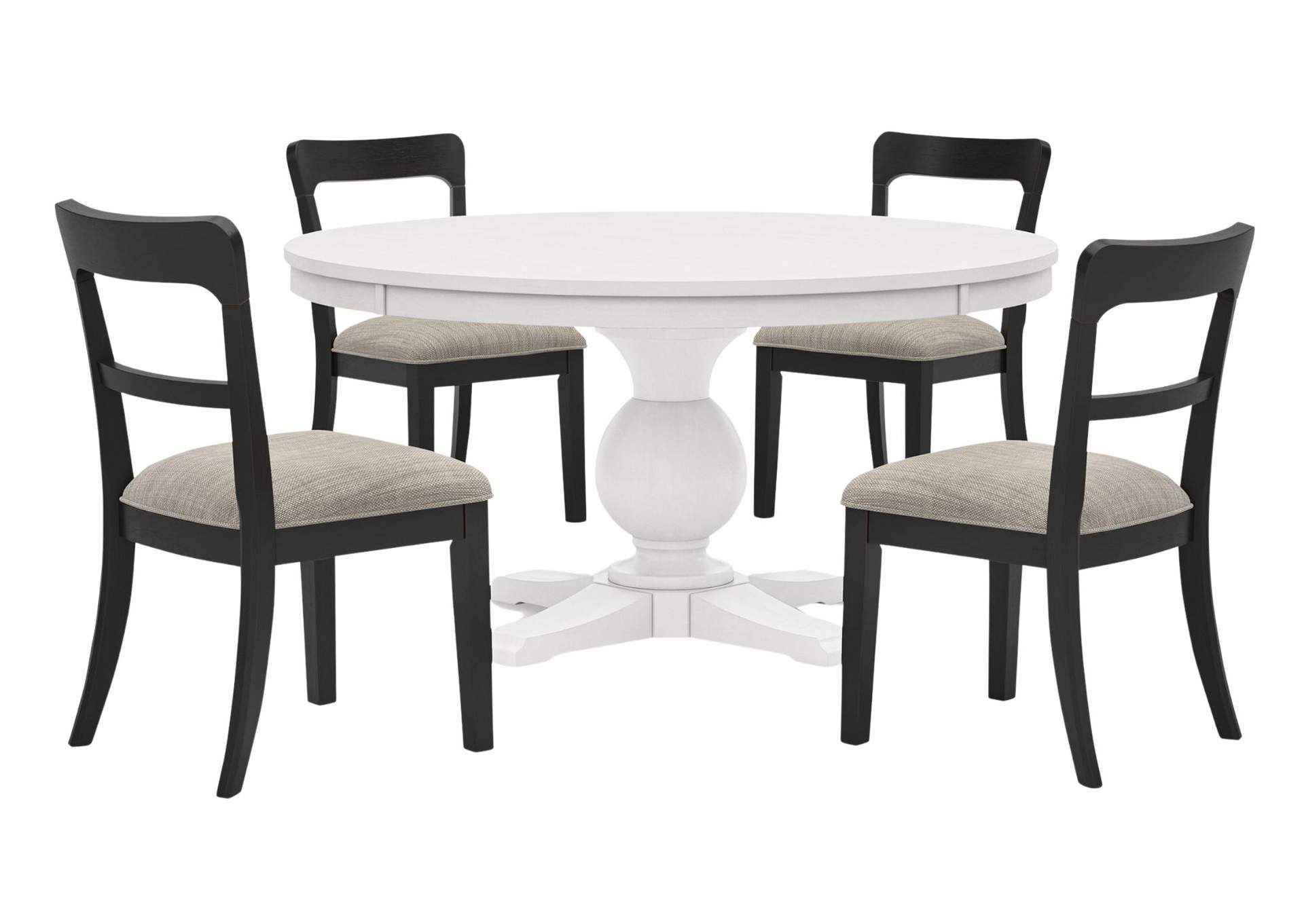 CHADWORTH WHITE 5 PIECE DINING SET,ASHLEY FURNITURE INC.
