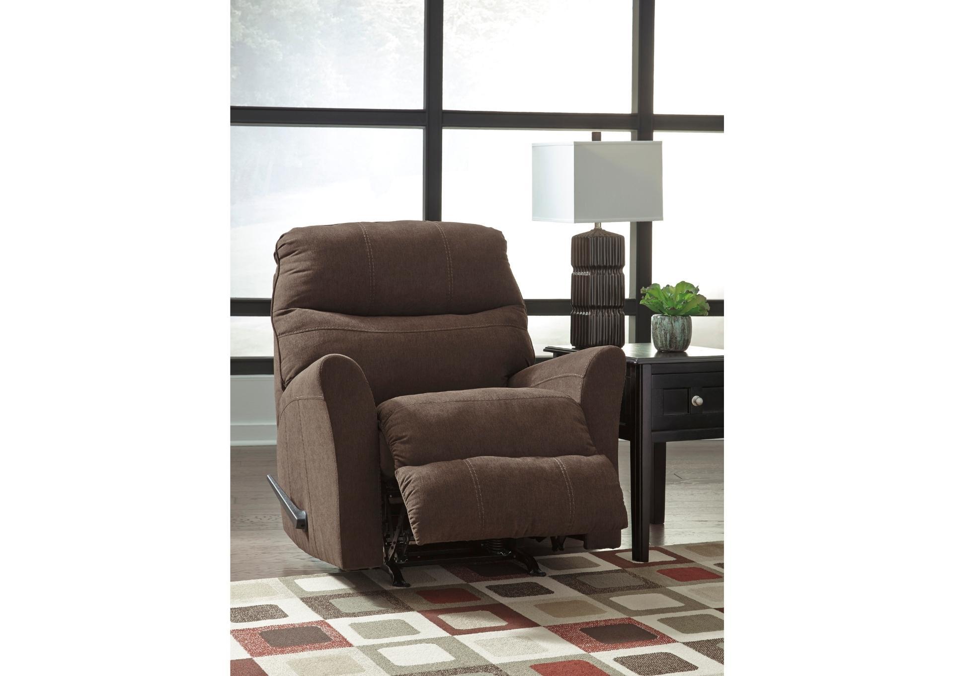 MAIER II WALNUT ROCKER RECLINER,ASHLEY FURNITURE INC.