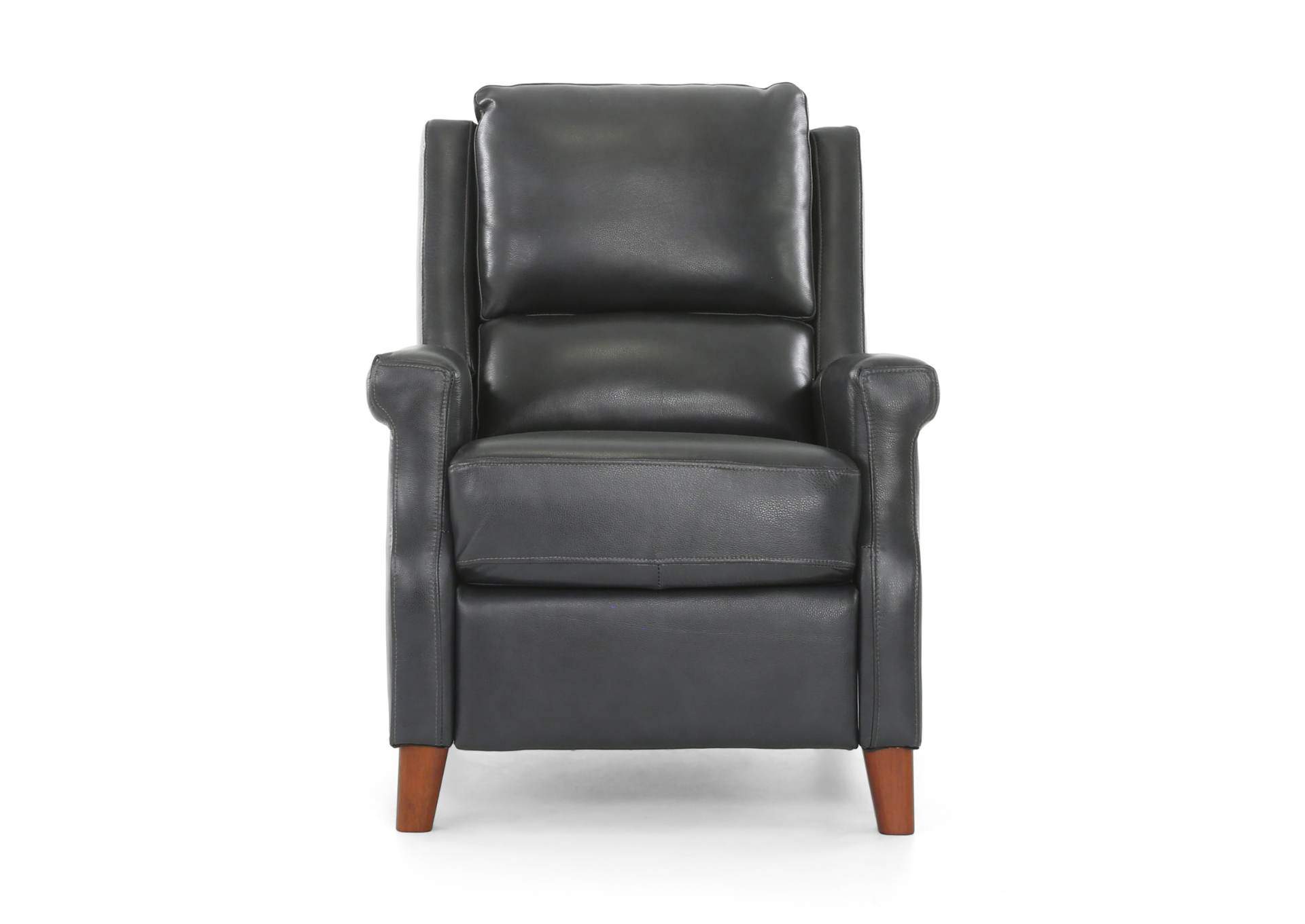 CARENTON BLUEBERRY LEATHER PUSH BACK RECLINER,CHEERS