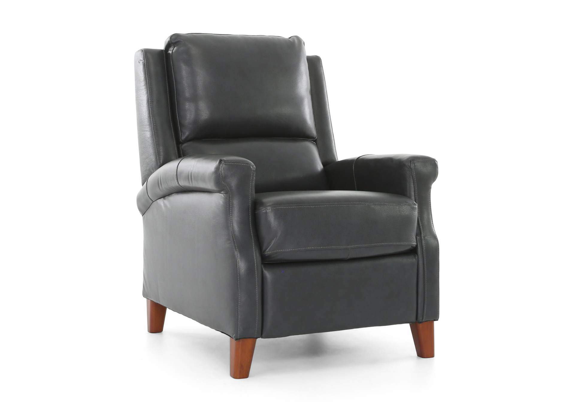 CARENTON BLUEBERRY LEATHER PUSH BACK RECLINER,CHEERS
