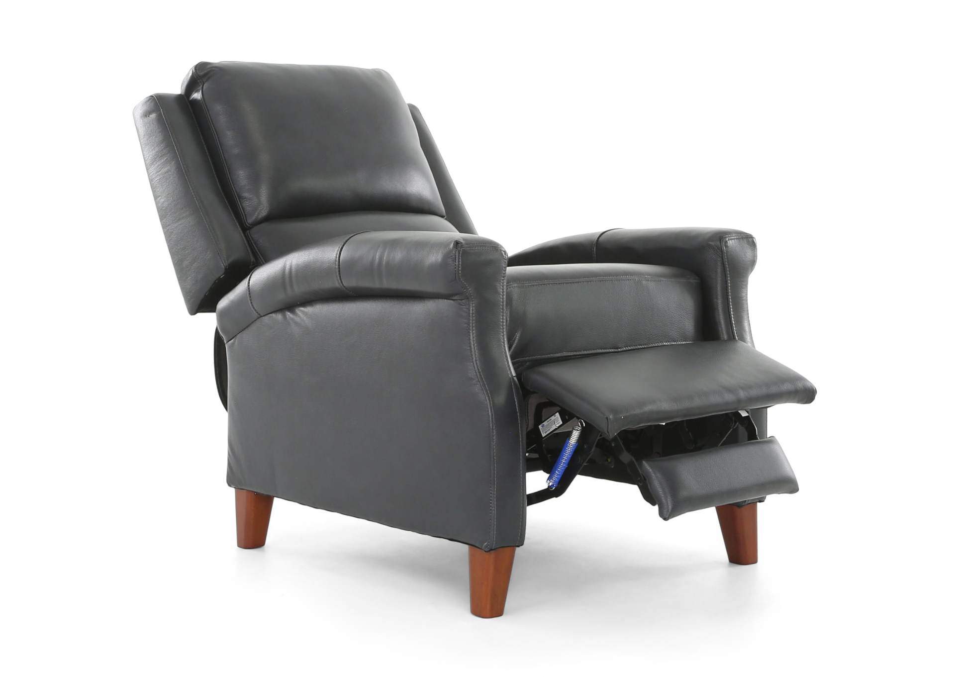 CARENTON BLUEBERRY LEATHER PUSH BACK RECLINER,CHEERS