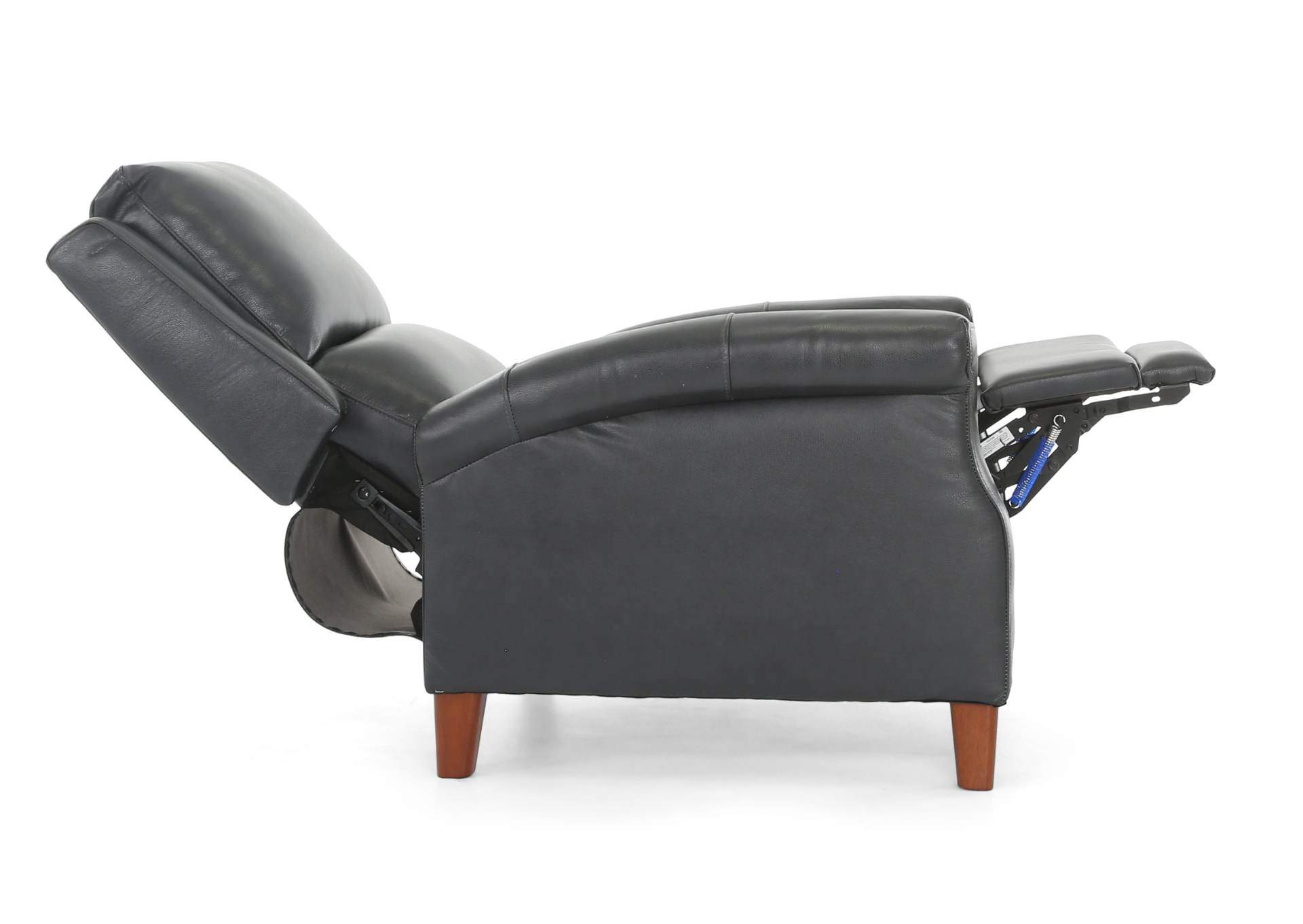 CARENTON BLUEBERRY LEATHER PUSH BACK RECLINER,CHEERS