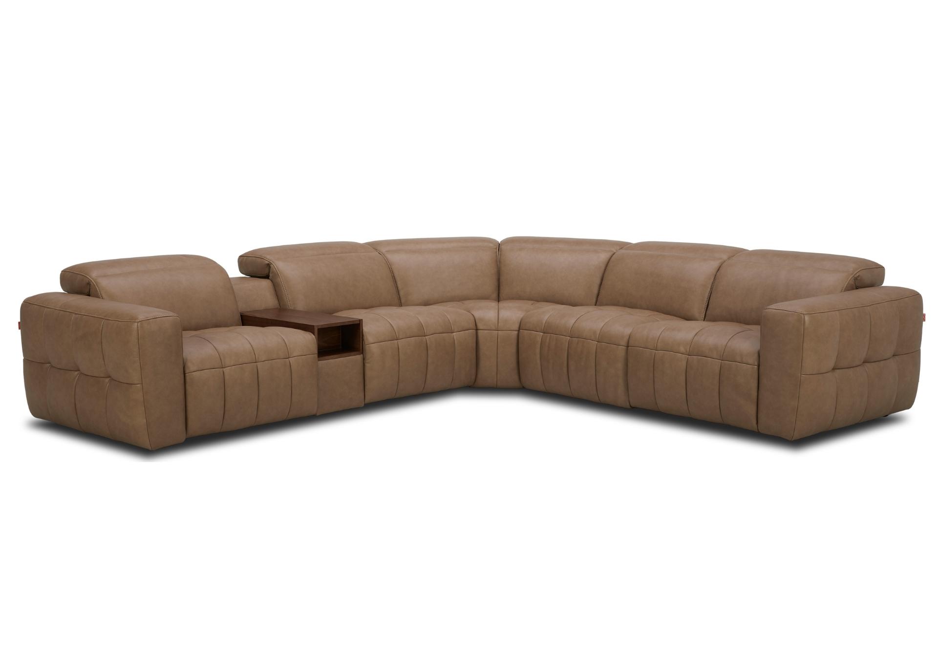 YORK SAND 6 PIECE POWER SECTIONAL,KUKA