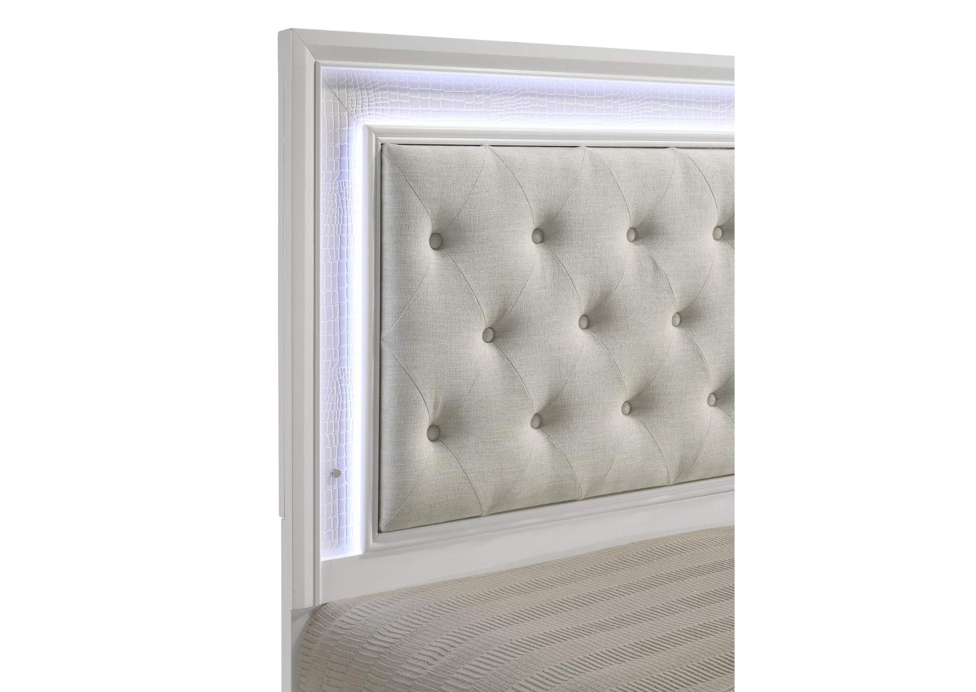 LYSSA FROST OAT KING BED,CROWN MARK INT.