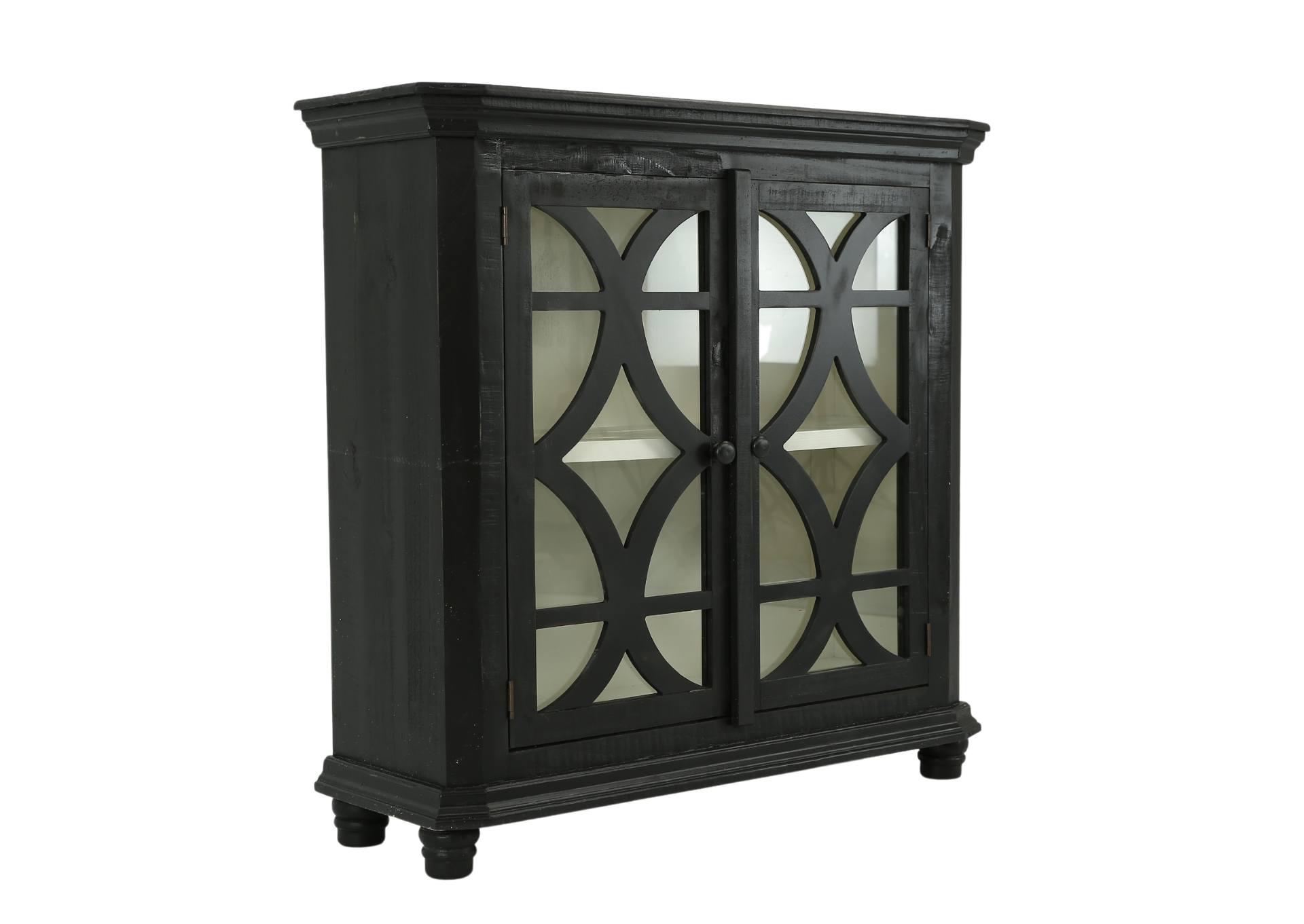 PARK AVENUE BLACK/WHITE CABINET,ARDENT HOME