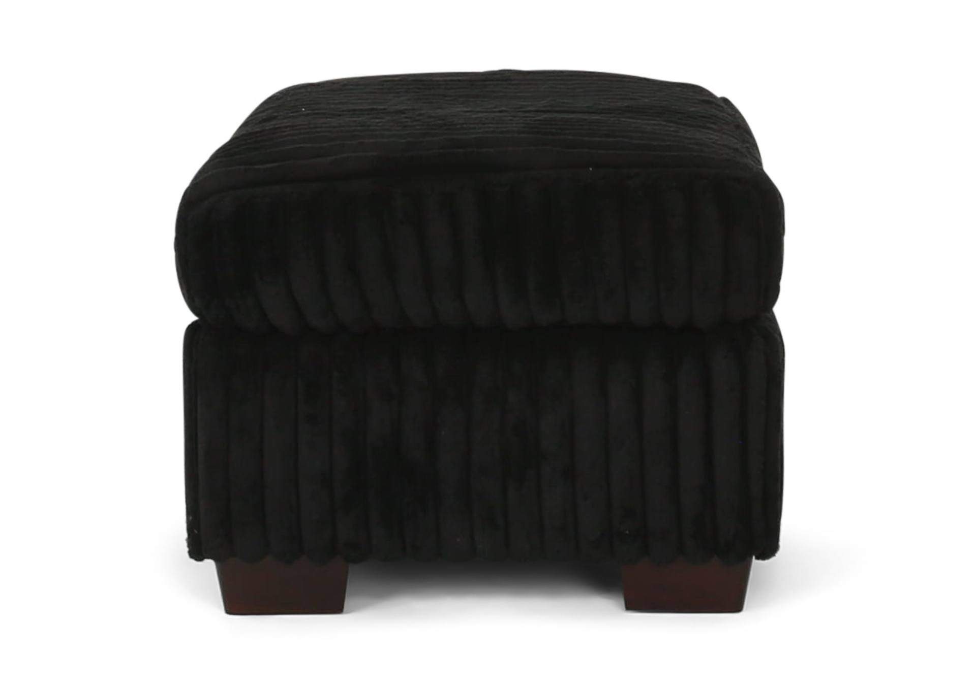 RANGER BLACK OTTOMAN,FURZ