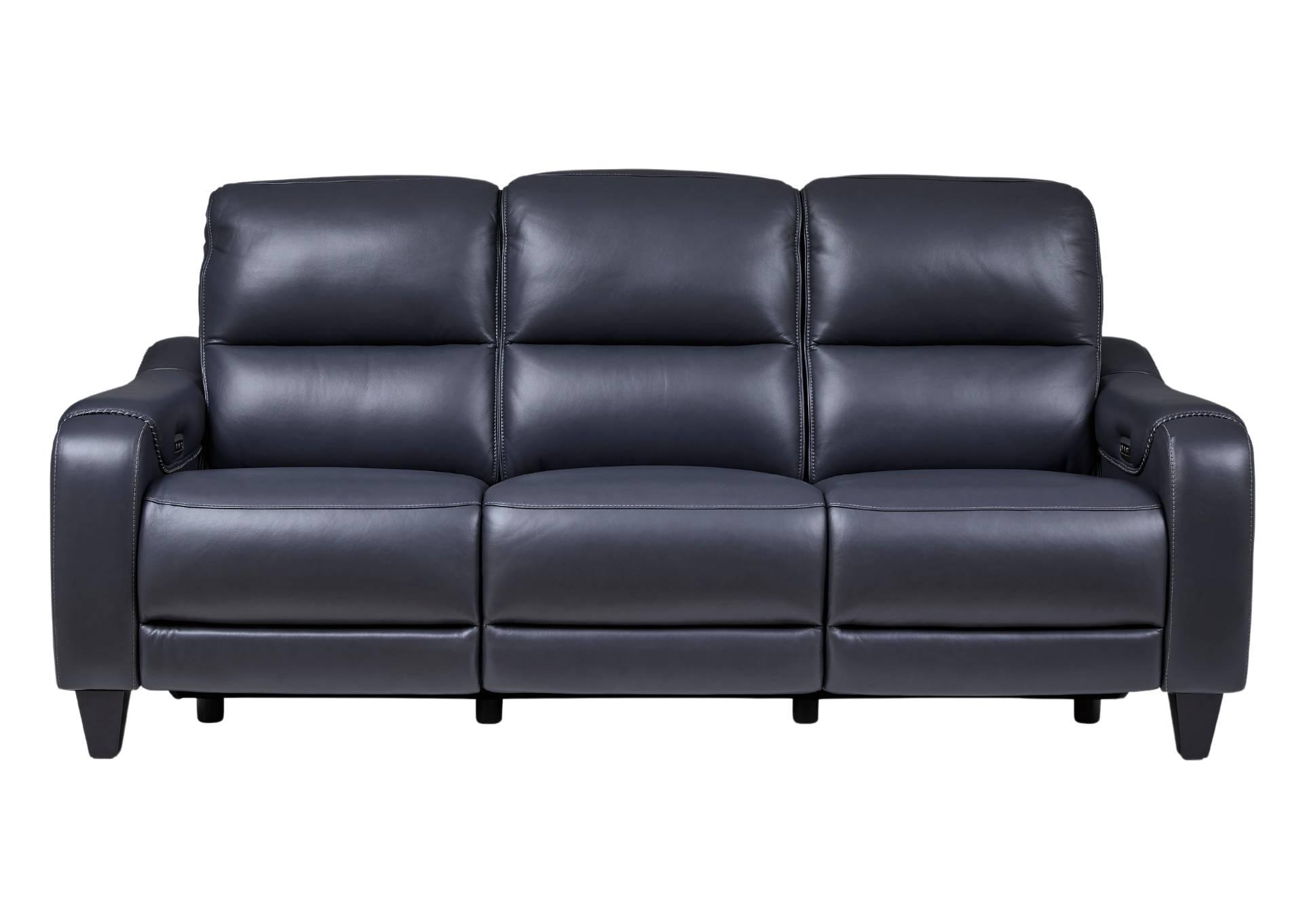 MERCOMATIC OCEAN LEATHER 2P POWER RECLINING SOFA