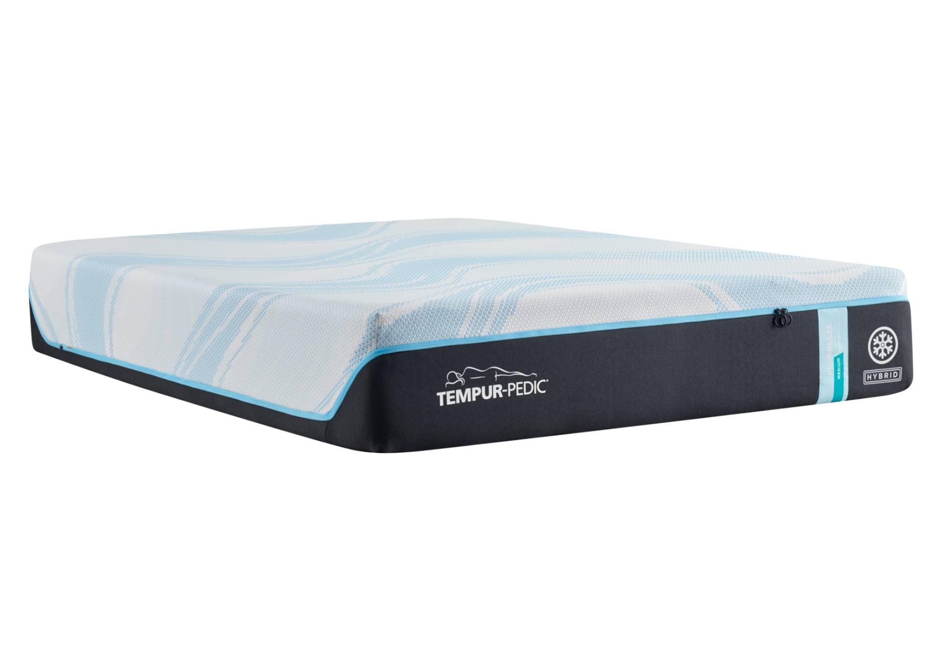 PRO BREEZE 2.0 MEDIUM HYBRID KING MATTRESS,TEMPURPEDIC