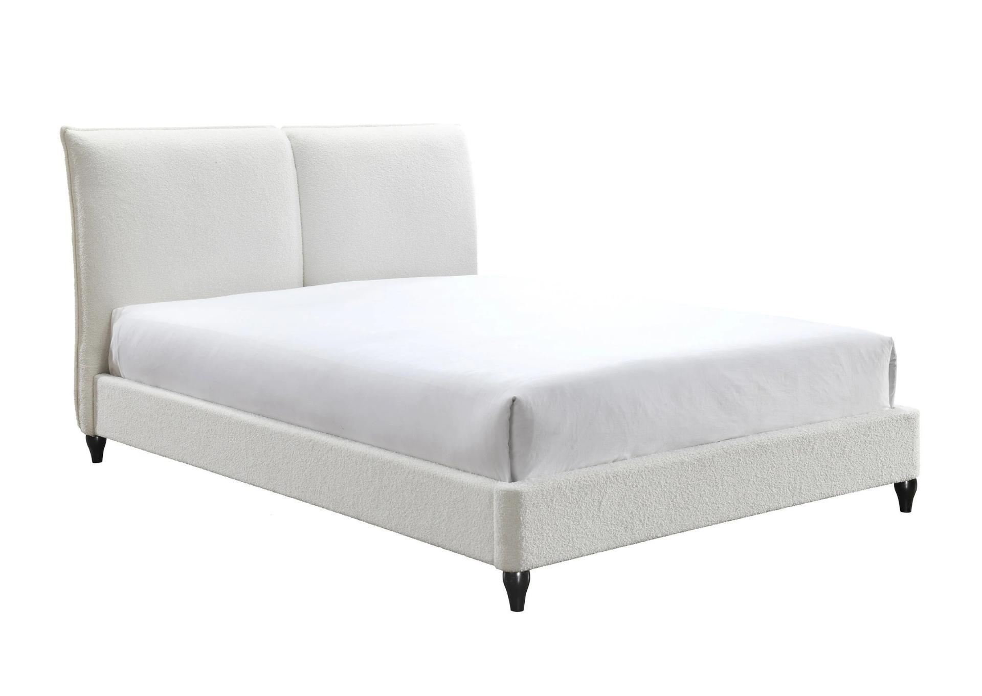 JENN WHITE KING BED,CROWN MARK INT.