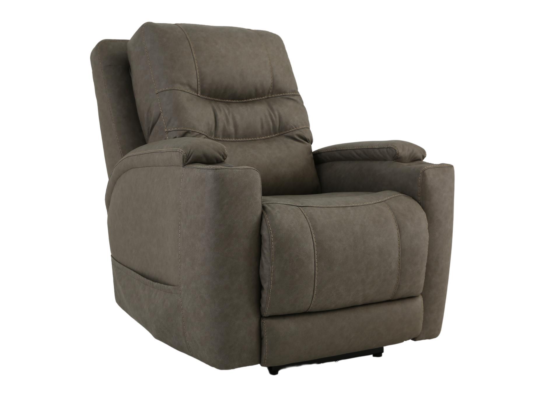 TURBO GREY 3P POWER RECLINER,HOMESTRETCH