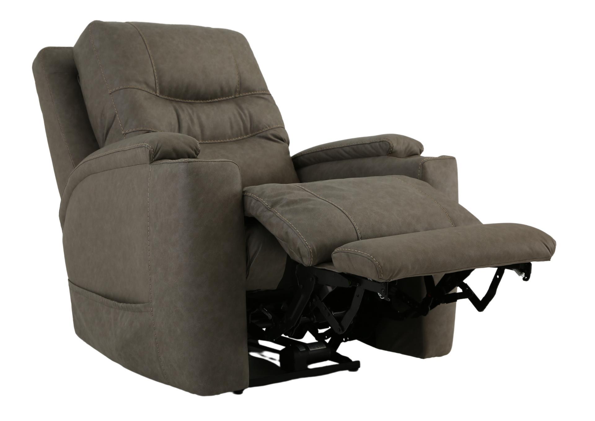 TURBO GREY 3P POWER RECLINER,HOMESTRETCH