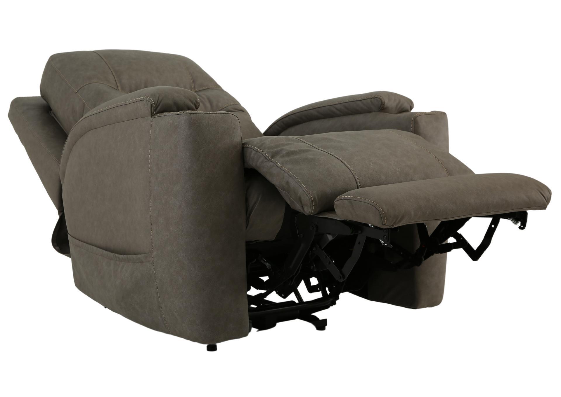 TURBO GREY 3P POWER RECLINER,HOMESTRETCH