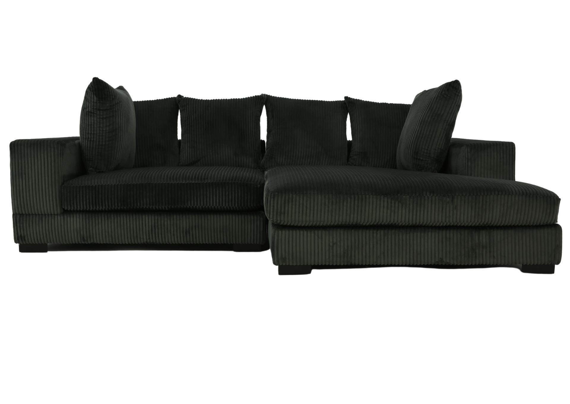 LUXE SMOKE LOVESEAT CHAISE