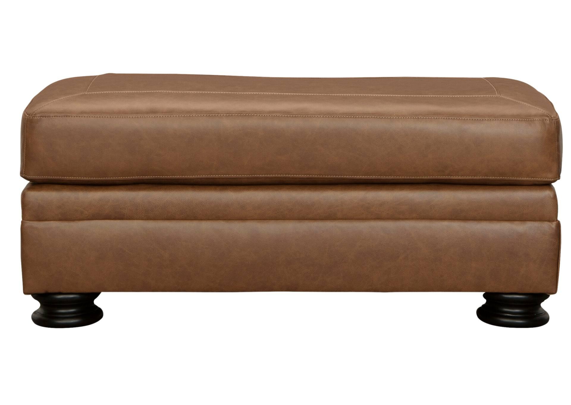 CARIANNA CARAMEL LEATHER OTTOMAN,ASHLEY FURNITURE INC.