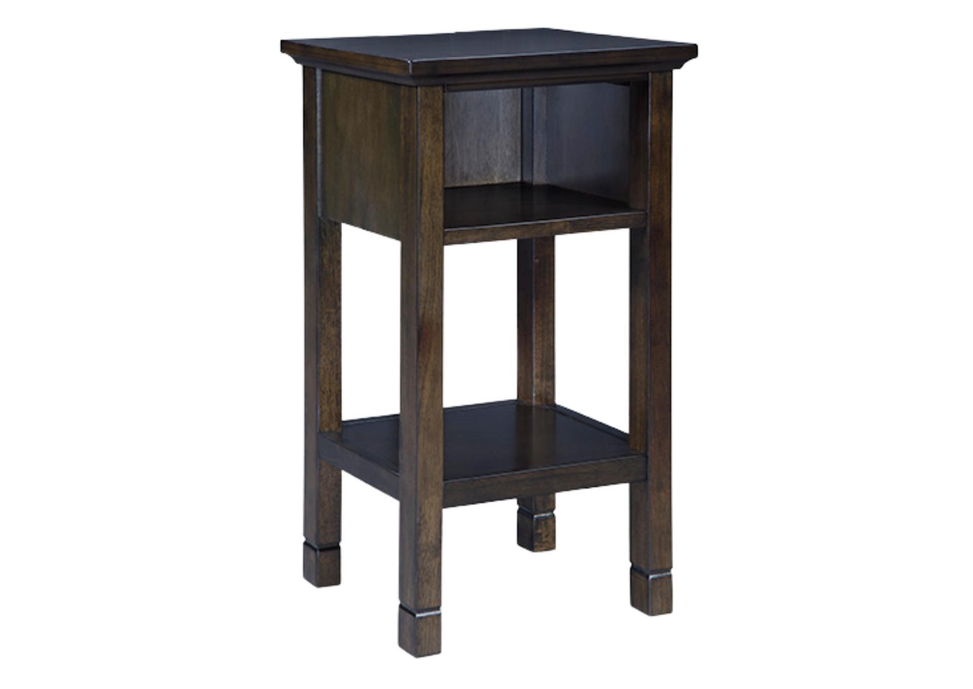 MARNVILLE DARK BROWN ACCENT TABLE
