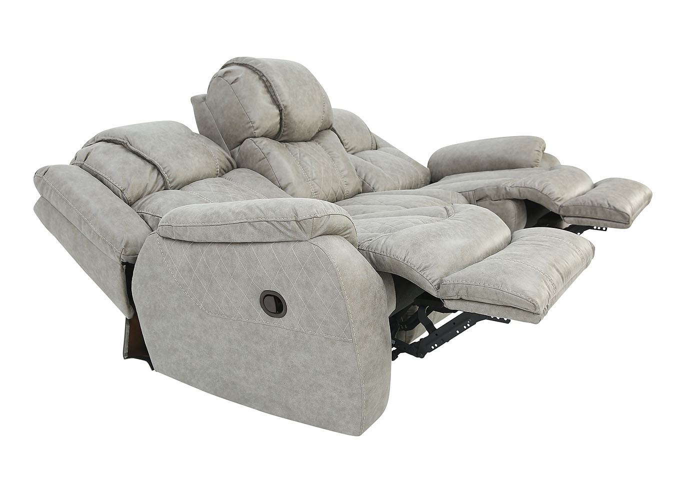 CASON MUSHROOM RECLINING SOFA,HOMESTRETCH