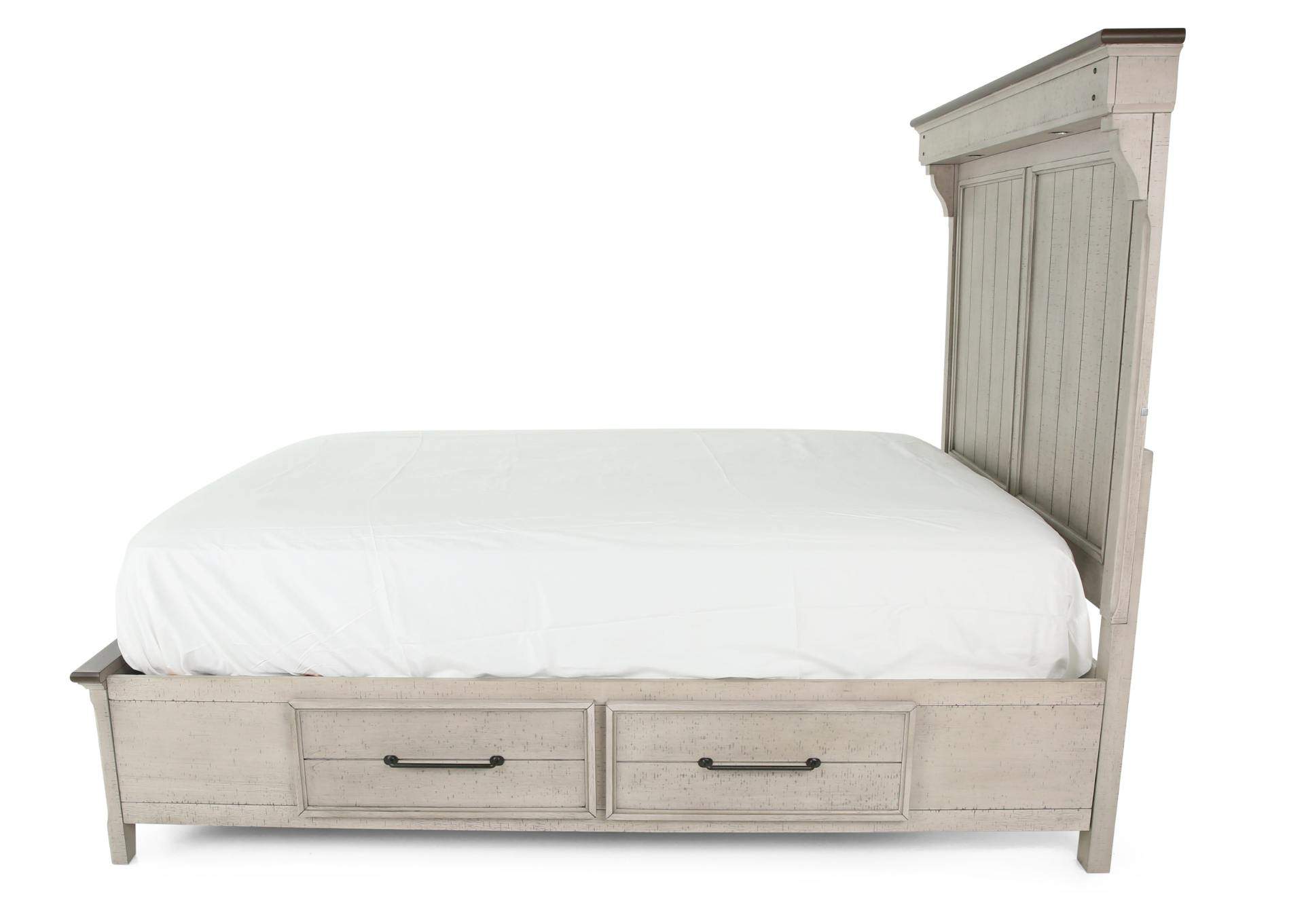 KIRAN QUEEN STORAGE BED,LIFESTYLE FURNITURE