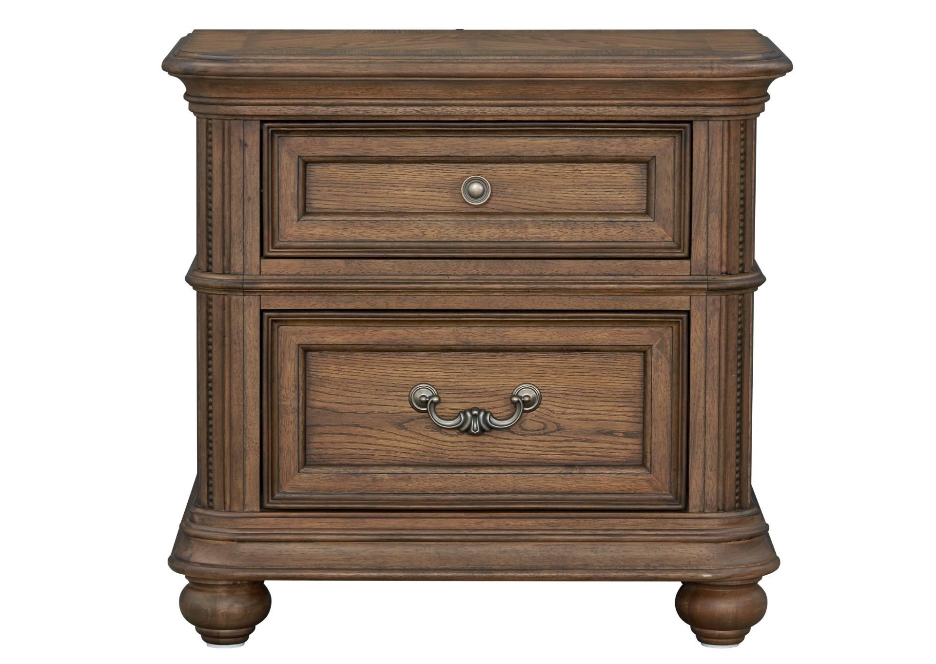 MALLORY LIGHT OAK NIGHTSTAND